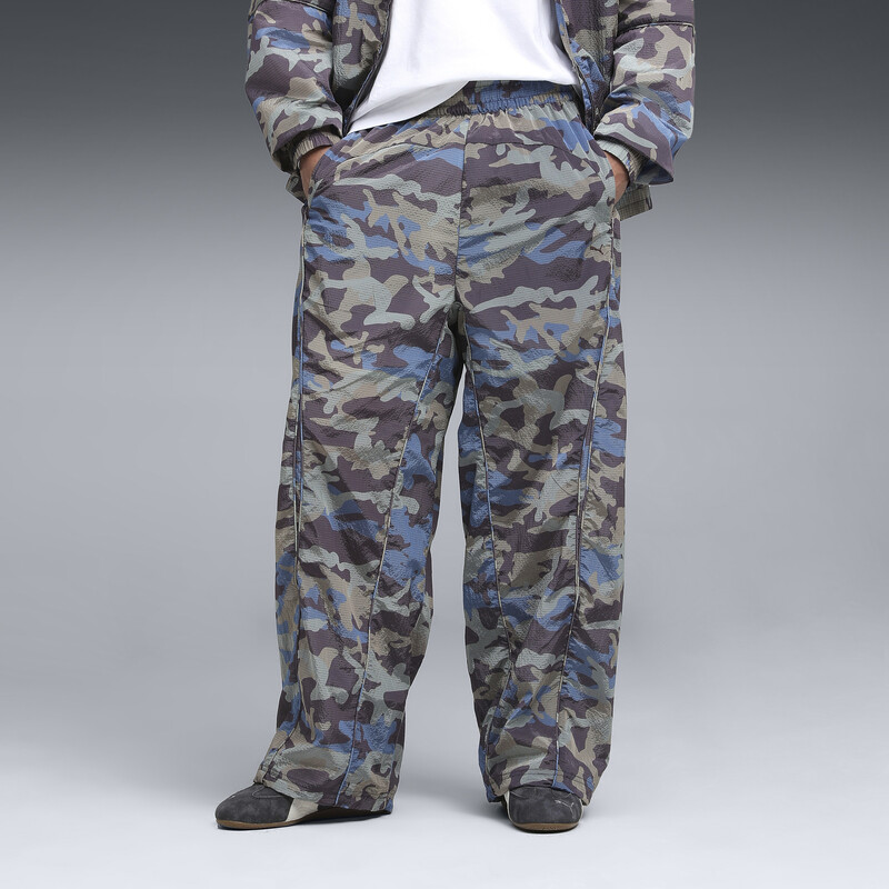 PUMA CLRT All-Over-Print Relaxed Pants
