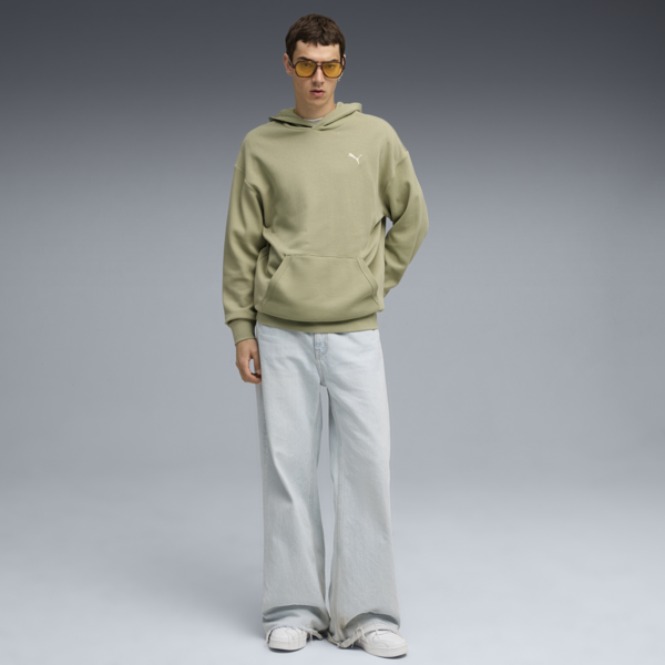 PUMA Class Relaxed Hoodie Men, Lux Army, large-ZAF