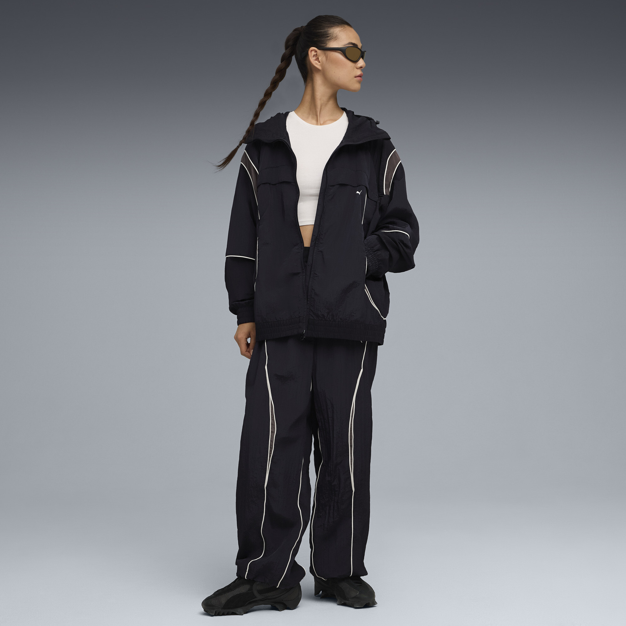 PUMA CLRT Ripstop jas, Blauw, Maat M thumbnail 6