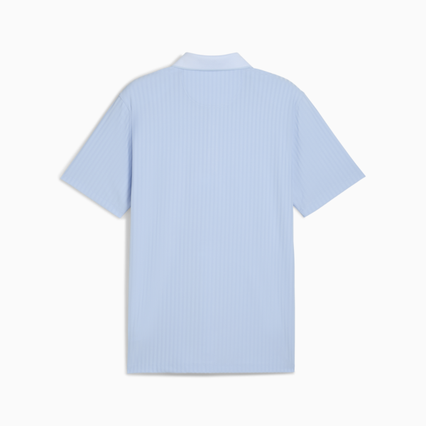MATTR Stripe Jacquard Golf Polo Men, Haute Tropic, large-ZAF