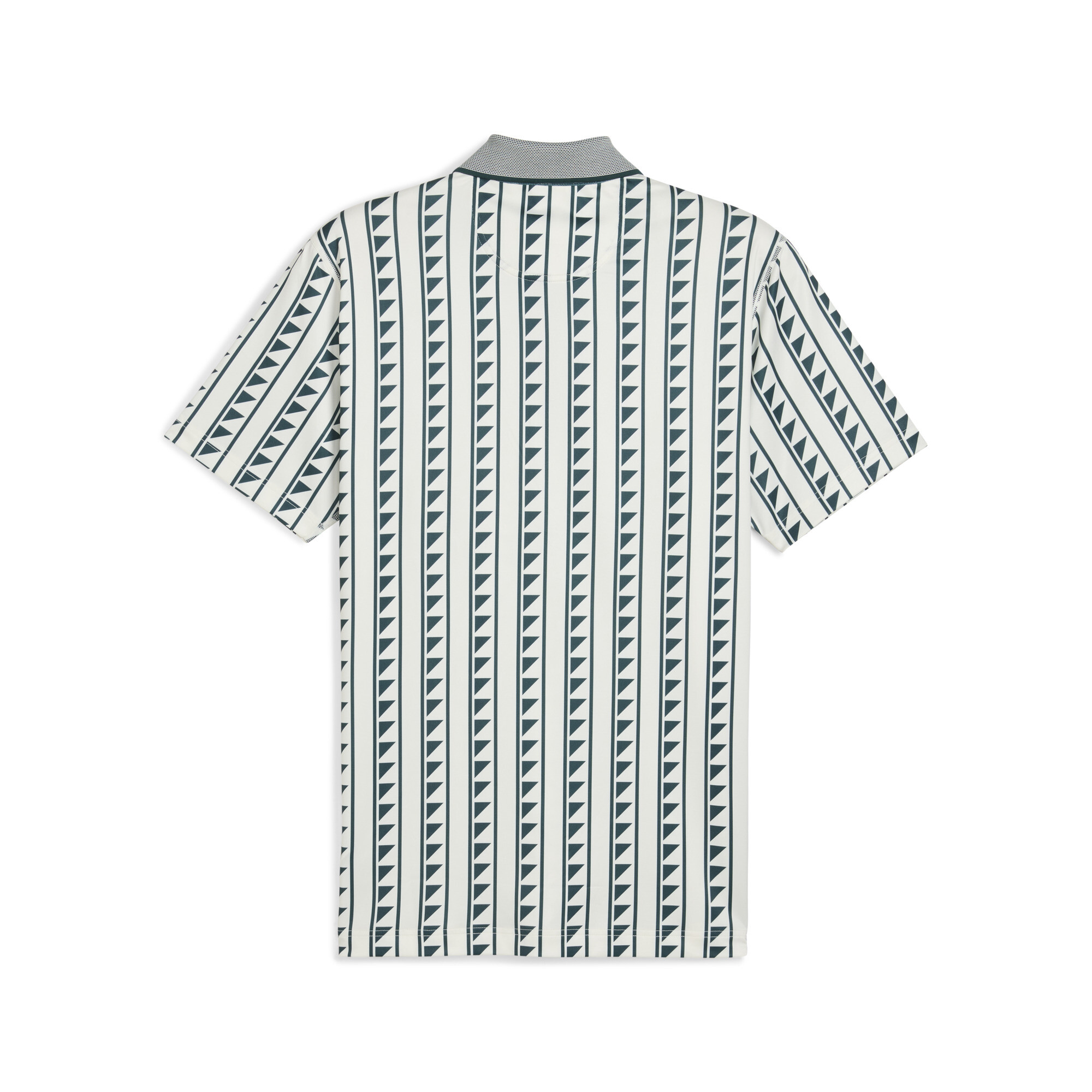 PUMA x REIGNING CHAMP MATTR golfpolo voor Heren, Groen/Wit, Maat L thumbnail 2