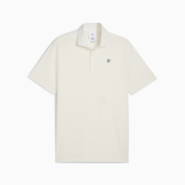 PUMA x REIGNING CHAMP MATTR Jacquard Golf Polo Men, Warm White, large-ZAF