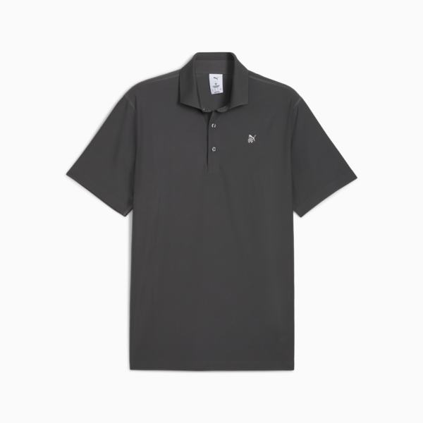 PUMA x REIGNING CHAMP MATTR Jacquard Golf Polo Men, Dusky Gray, large-ZAF