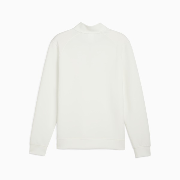 PUMA x REIGNING CHAMP CLOUDSPUN Fleece Quarter-Zip Top Men, Warm White, large-ZAF