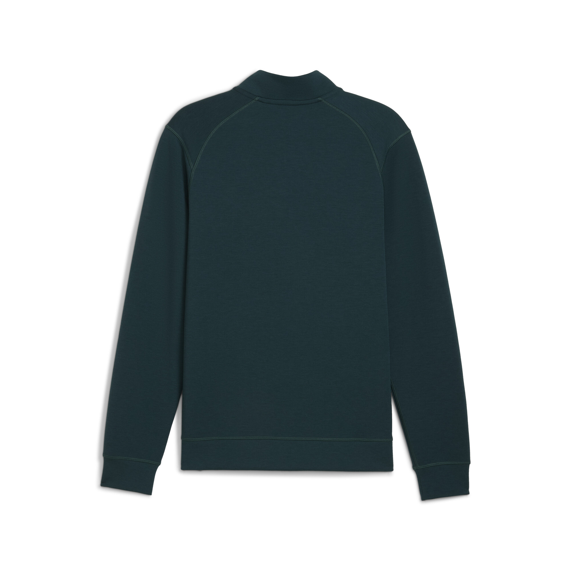 PUMA x REIGNING CHAMP CLOUDSPUN fleece top met kwartrits voor Heren, Groen, Maat L thumbnail 2