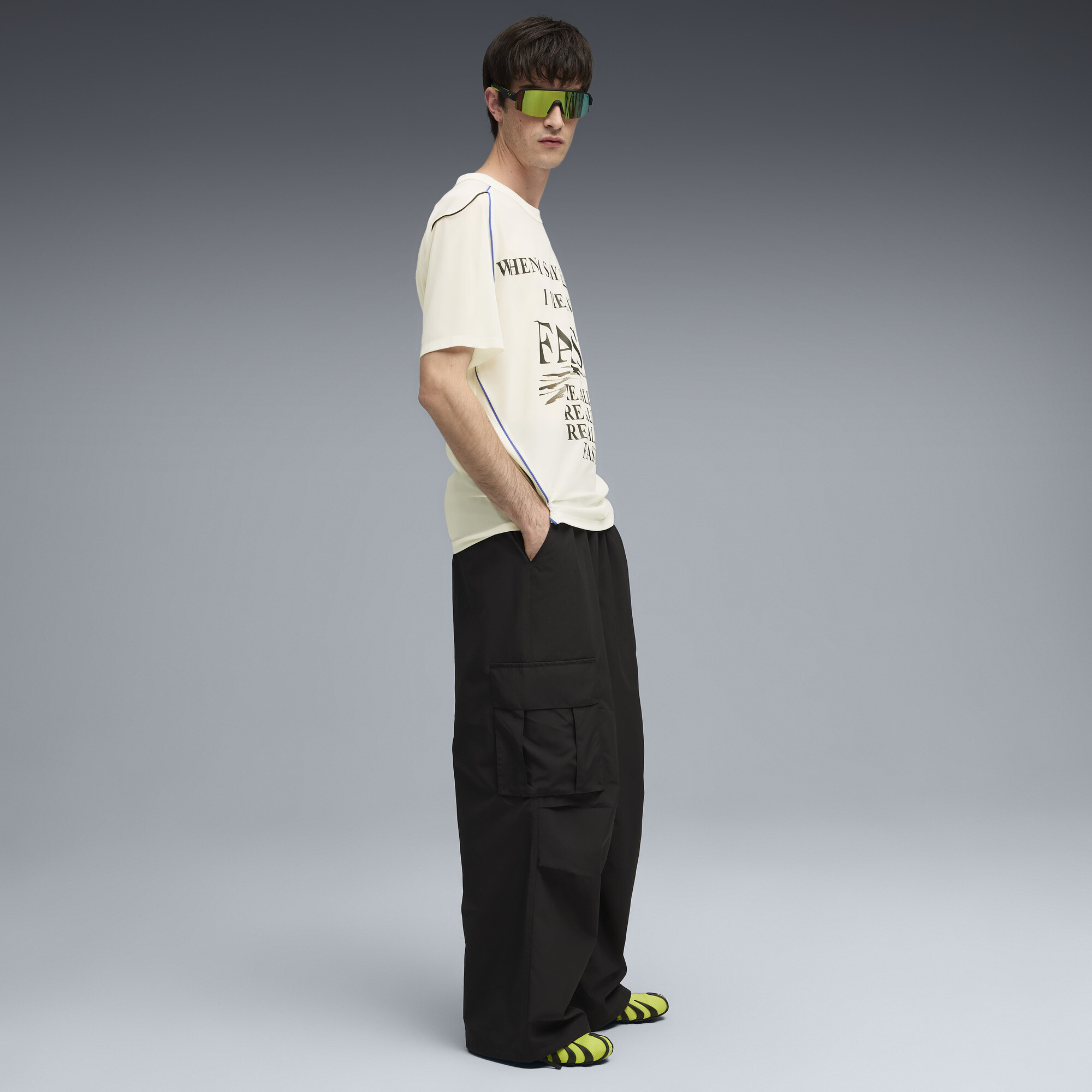 FUTURE.PUMA.ARCHIVE Extreme geweven uniseks cargobroek, Zwart, Maat L thumbnail 6