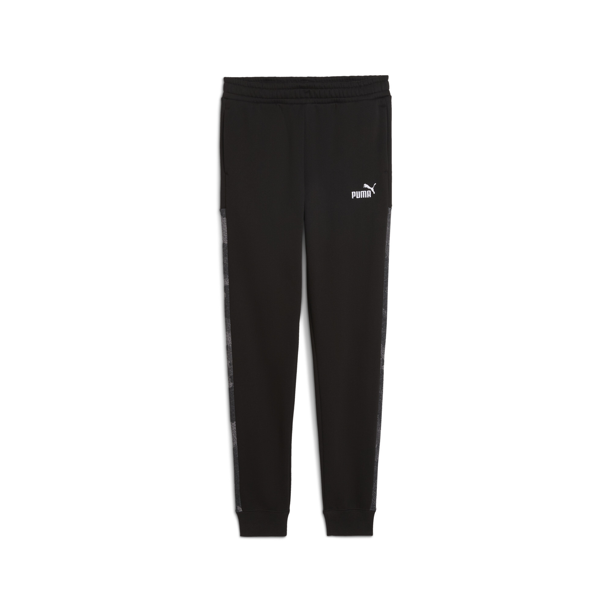 PUMA Essentials camouflagesweatpants voor Heren, Zwart, Maat 15-16Y thumbnail 3