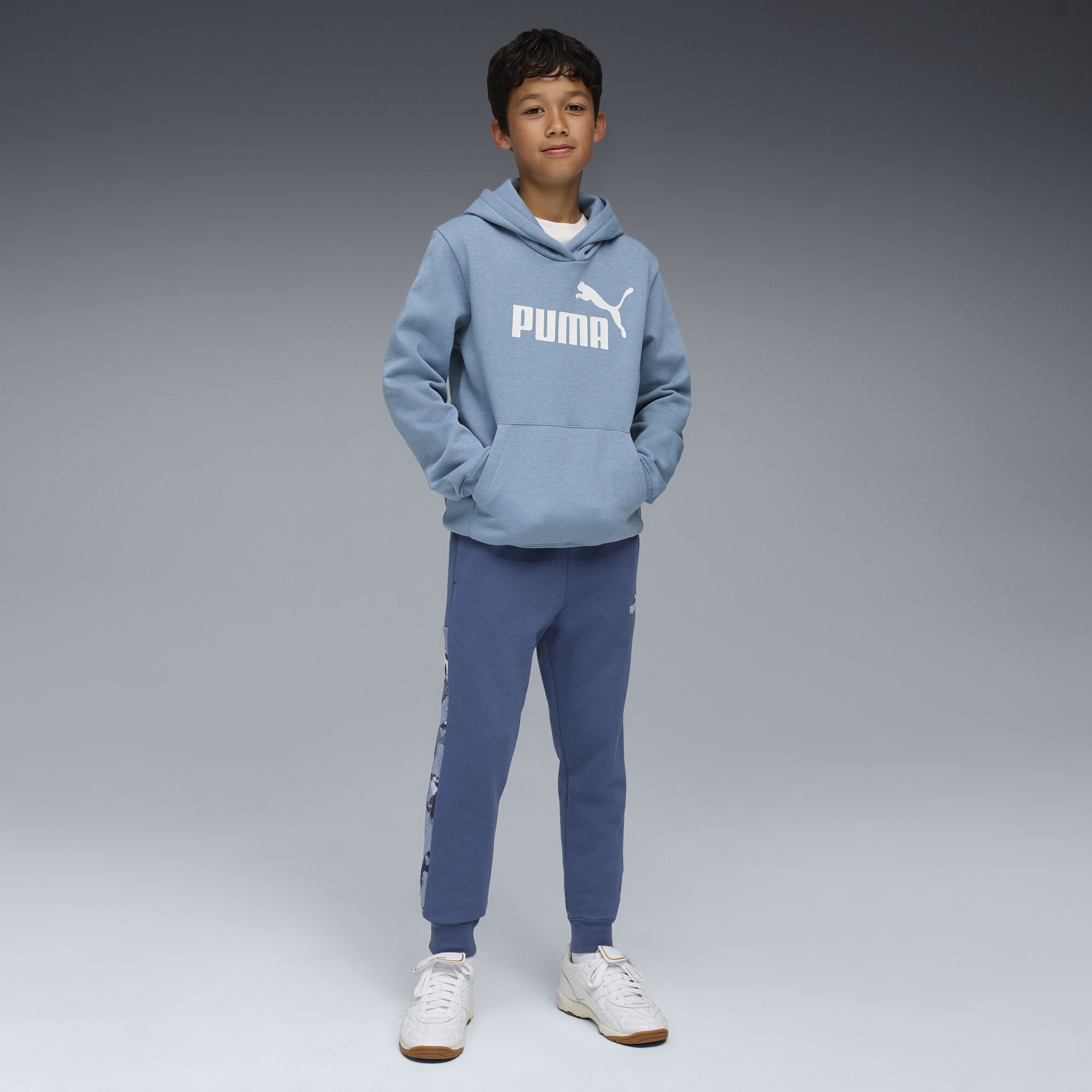 PUMA Essentials camouflagesweatpants voor Heren, Maat 11-12Y thumbnail 4