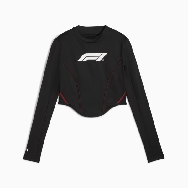 Top estilo corsé F1® Lifestyle Racing para mujer, PUMA Black, large-ARG