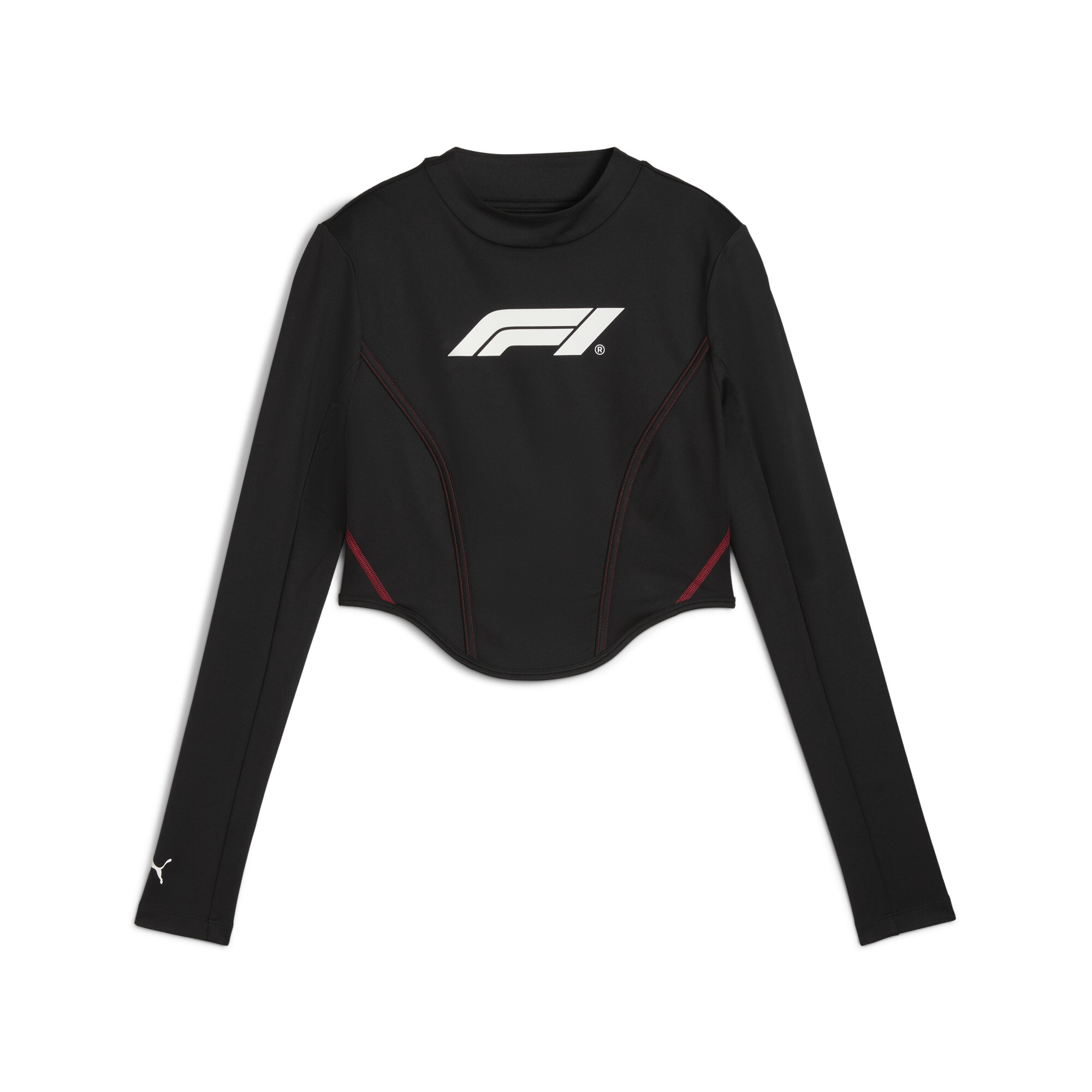 PUMA F1Â® Lifestyle Racing korsettop voor Dames, Zwart, Maat XS thumbnail 3