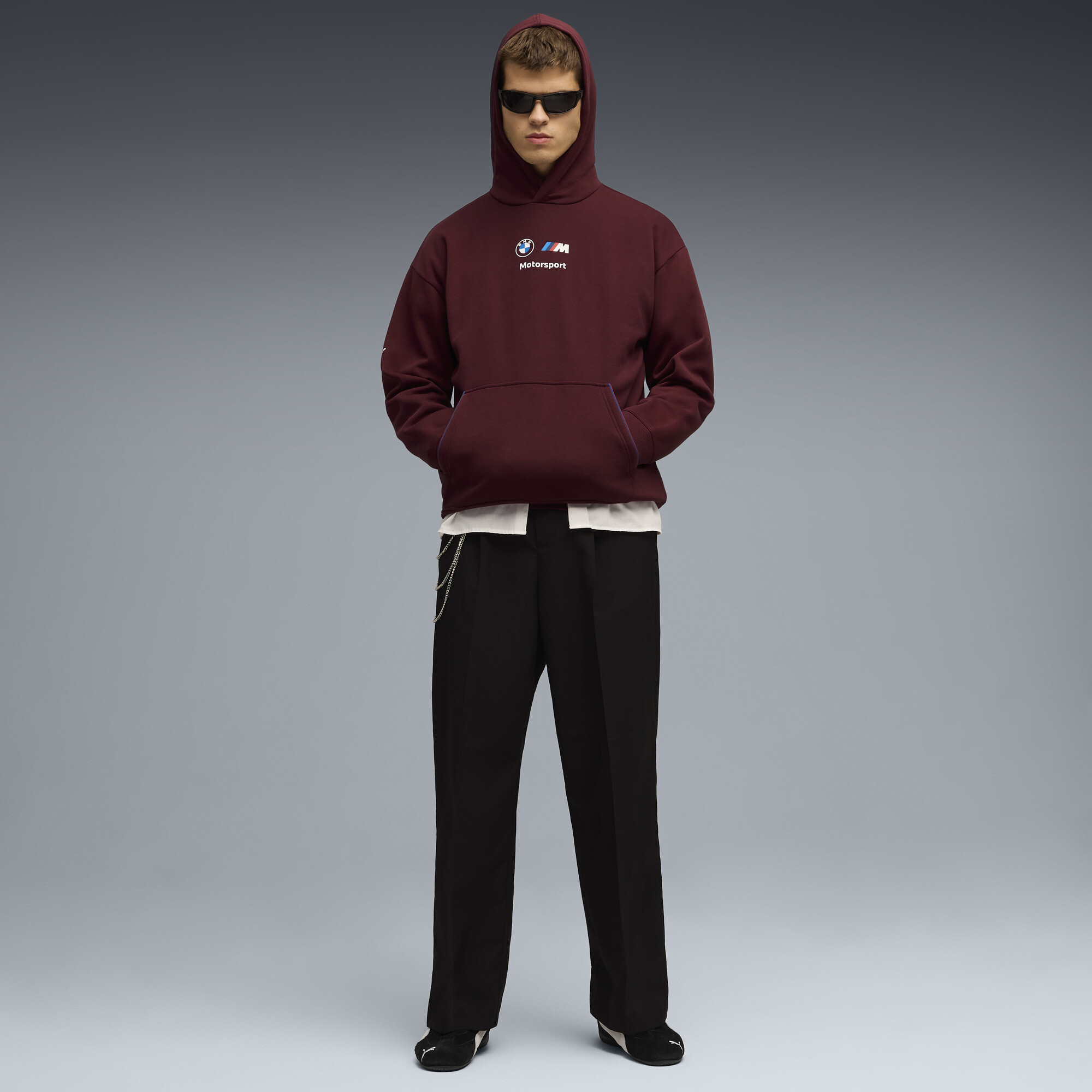 PUMA BMW M Motorsport Essentials fleece hoodie voor Heren, Maat XS thumbnail 2