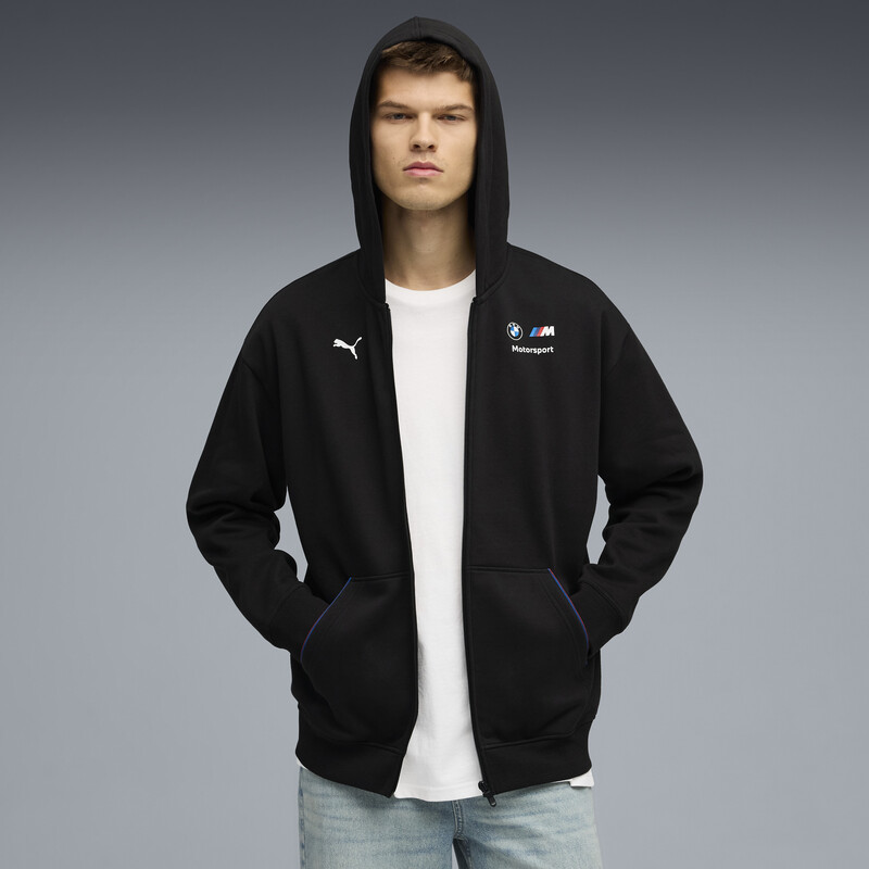 

Men's PUMA BMW M Motorsport Essentials Full-Zip Hooded Jacket