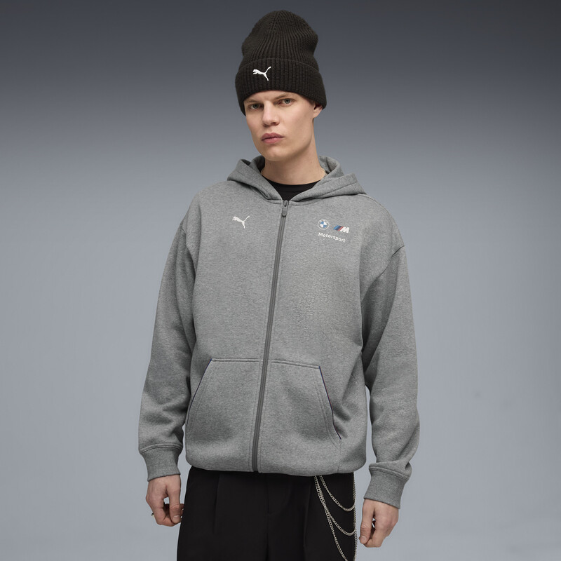 

Men's PUMA BMW M Motorsport Essentials Full-Zip Hooded Jacket