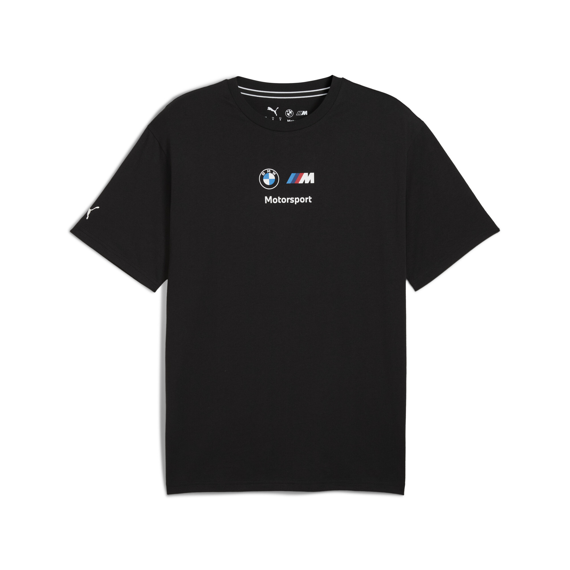 PUMA BMW M Motorsport Essentials T-shirt met logo voor Heren, Zwart thumbnail 3