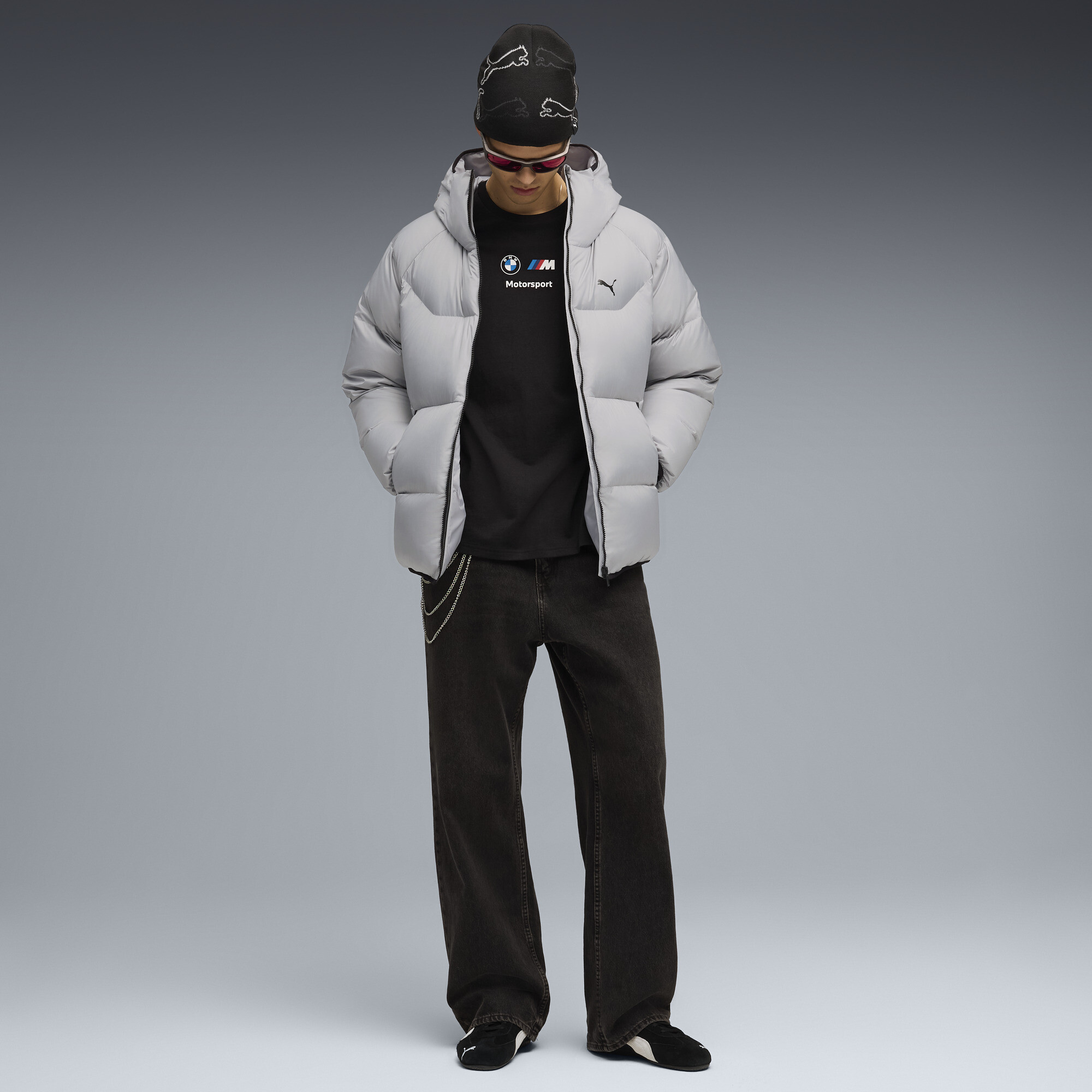 PUMA BMW M Motorsport Essentials T-shirt met logo voor Heren, Zwart thumbnail 4