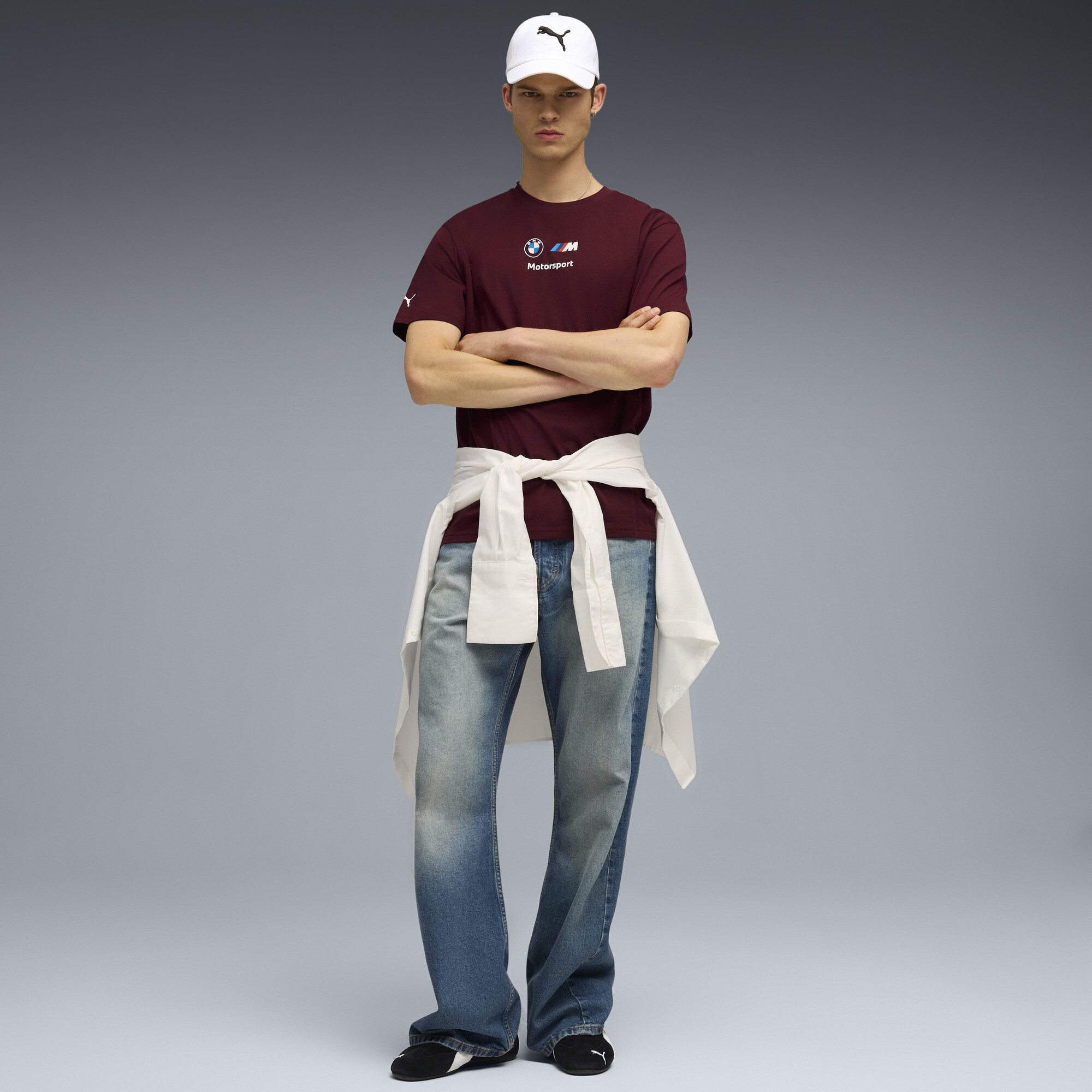 PUMA BMW M Motorsport Essentials T-shirt met logo voor Heren, Maat S thumbnail 4