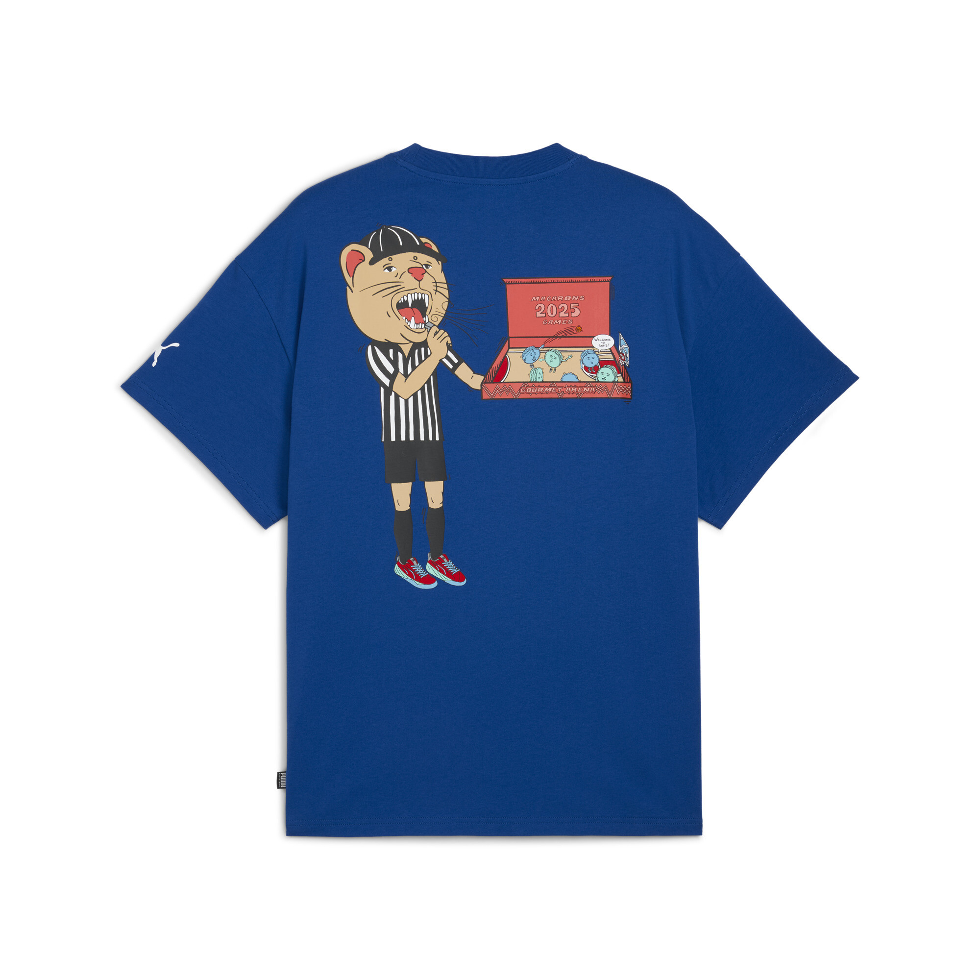 Paris Pastry T-shirt voor Heren, Blauw, Maat 3XL | PUMA