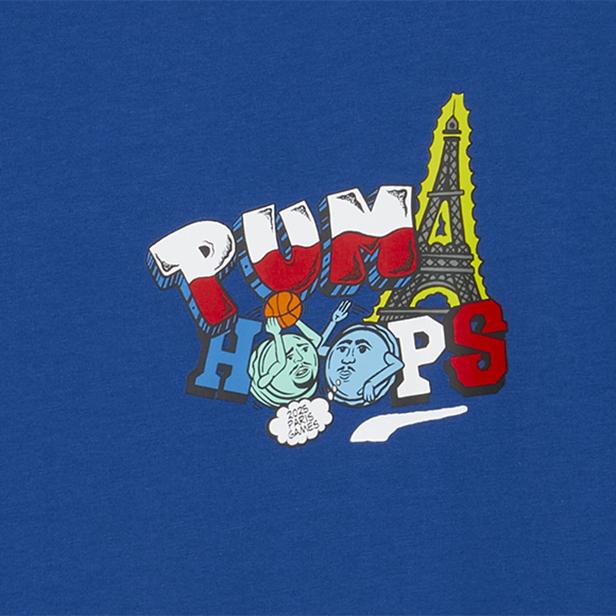 Paris Pastry T-shirt voor Heren, Blauw, Maat XXL | PUMA