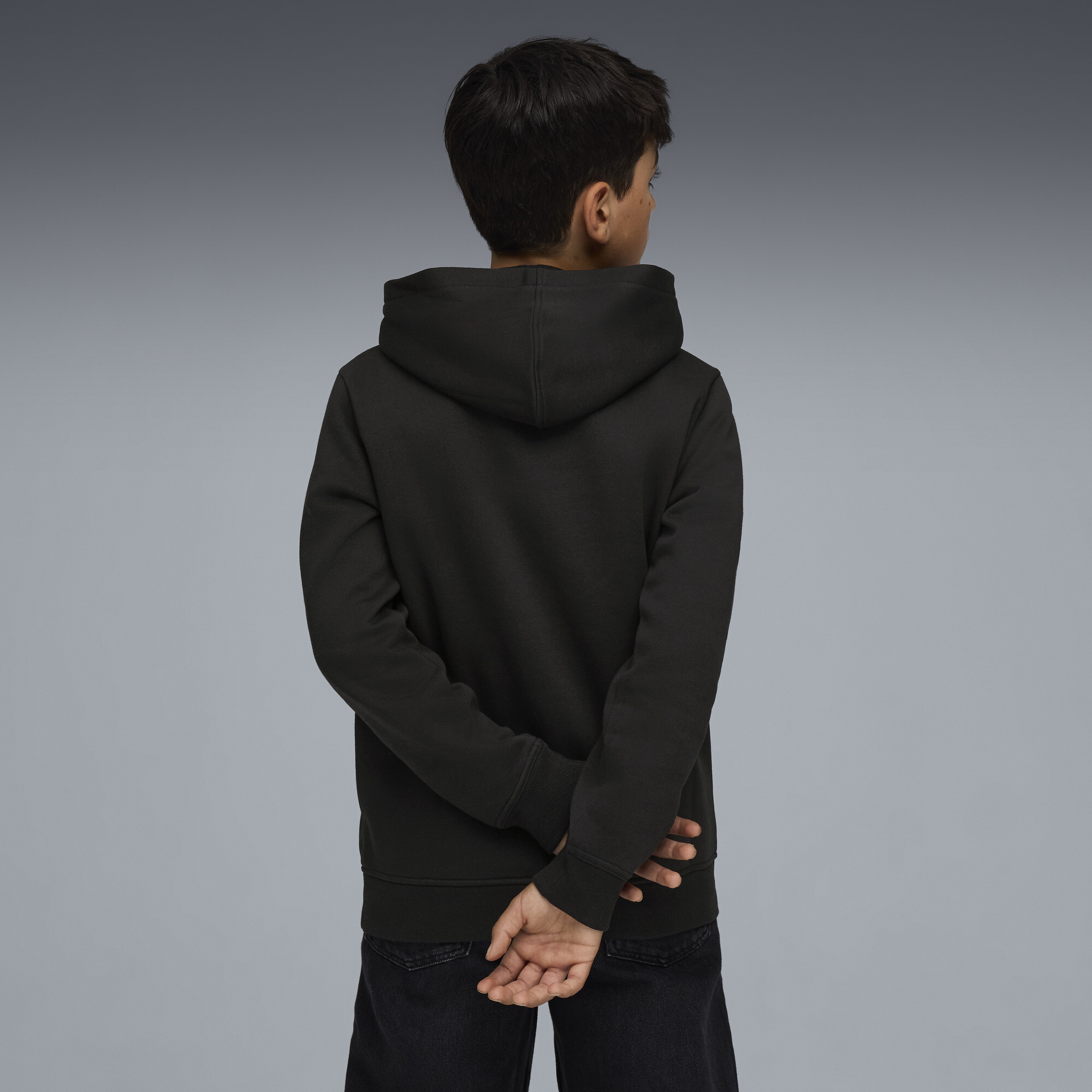 PUMA BMW M Motorsport Kids Essentials hoodie, Zwart, Maat 7-8Y thumbnail 3