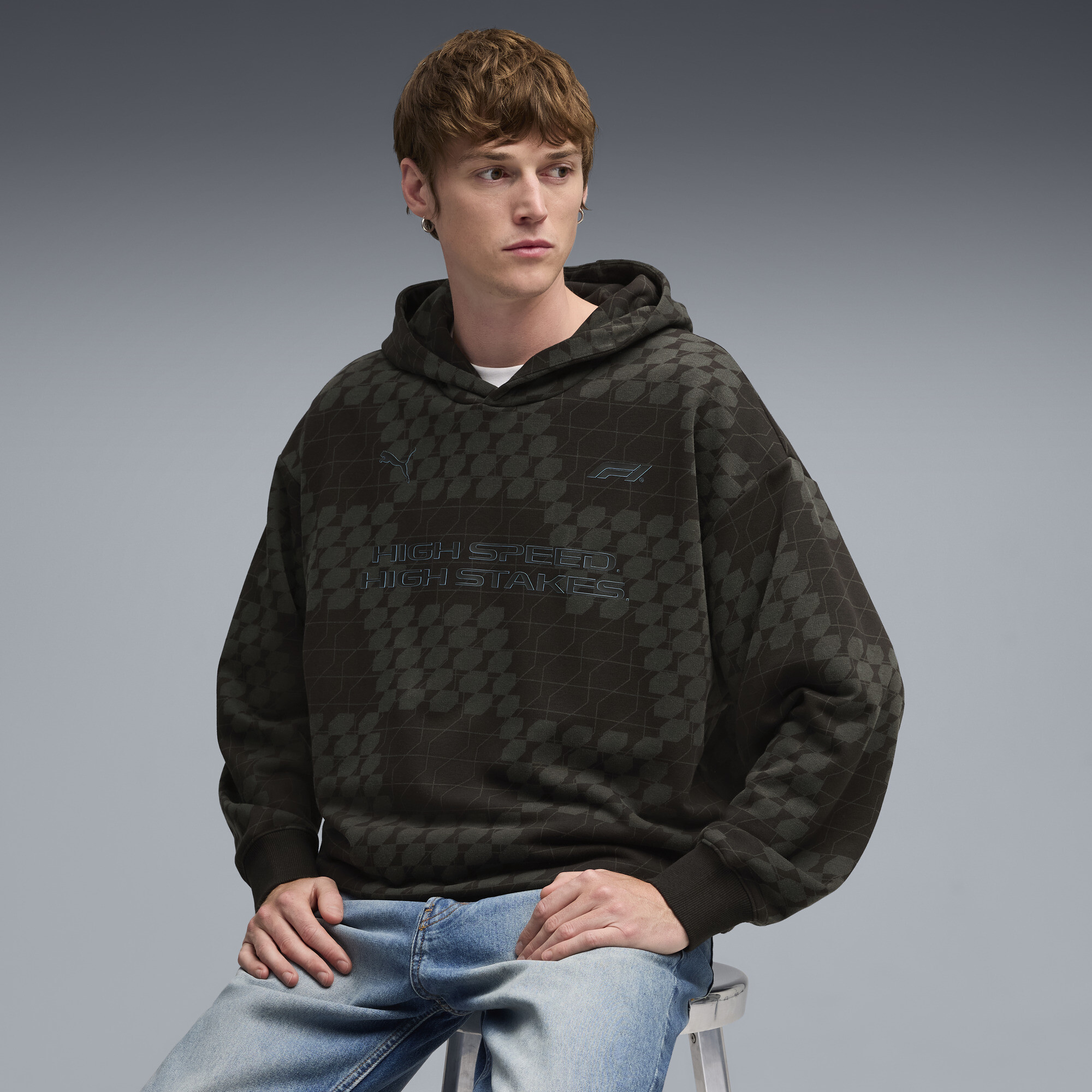 PUMA F1Â® Ultimate Racer hoodie voor Heren, Zwart, Maat M thumbnail 6