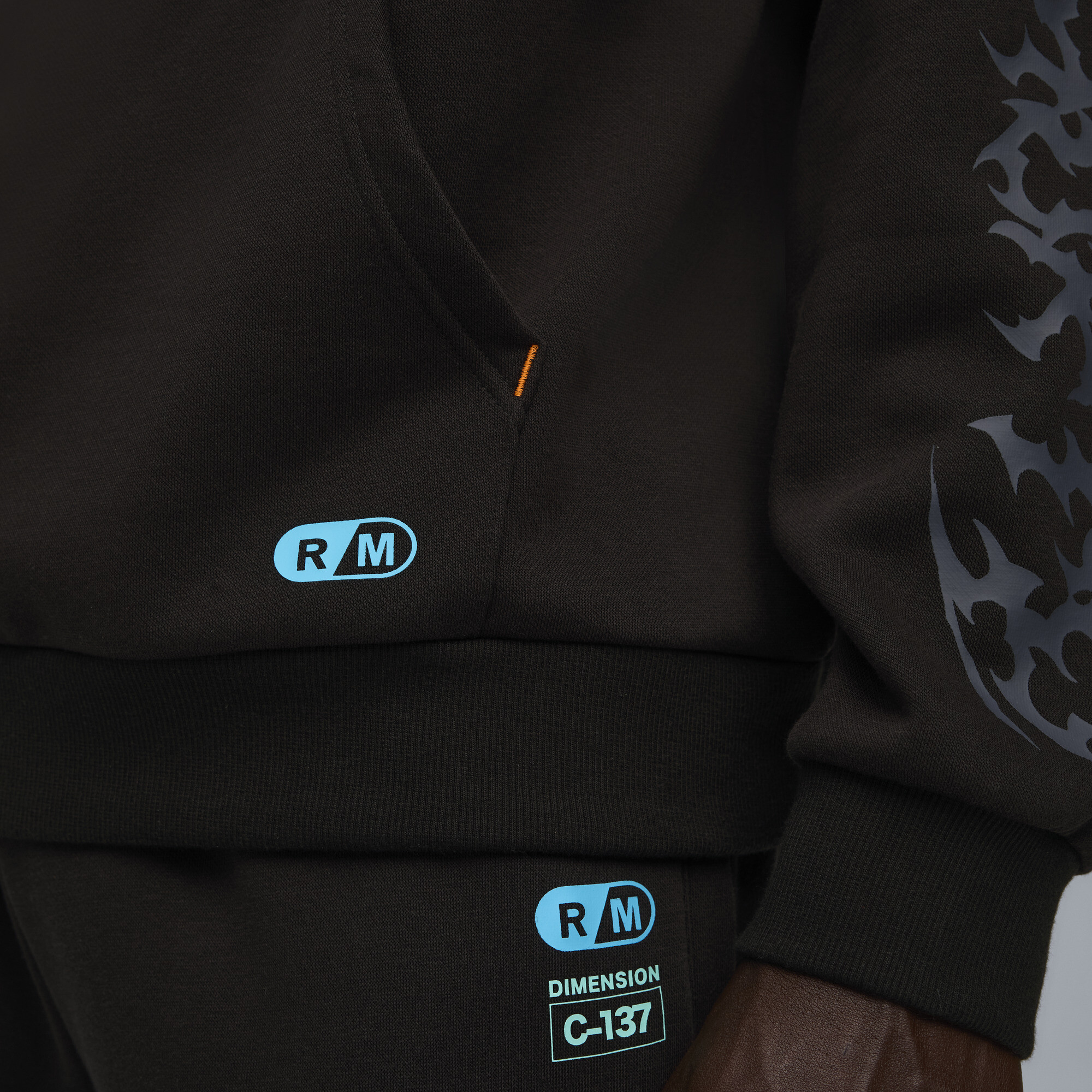 PUMA x RICK AND MORTY hoodie voor Heren, Zwart, Maat 4XL thumbnail 2