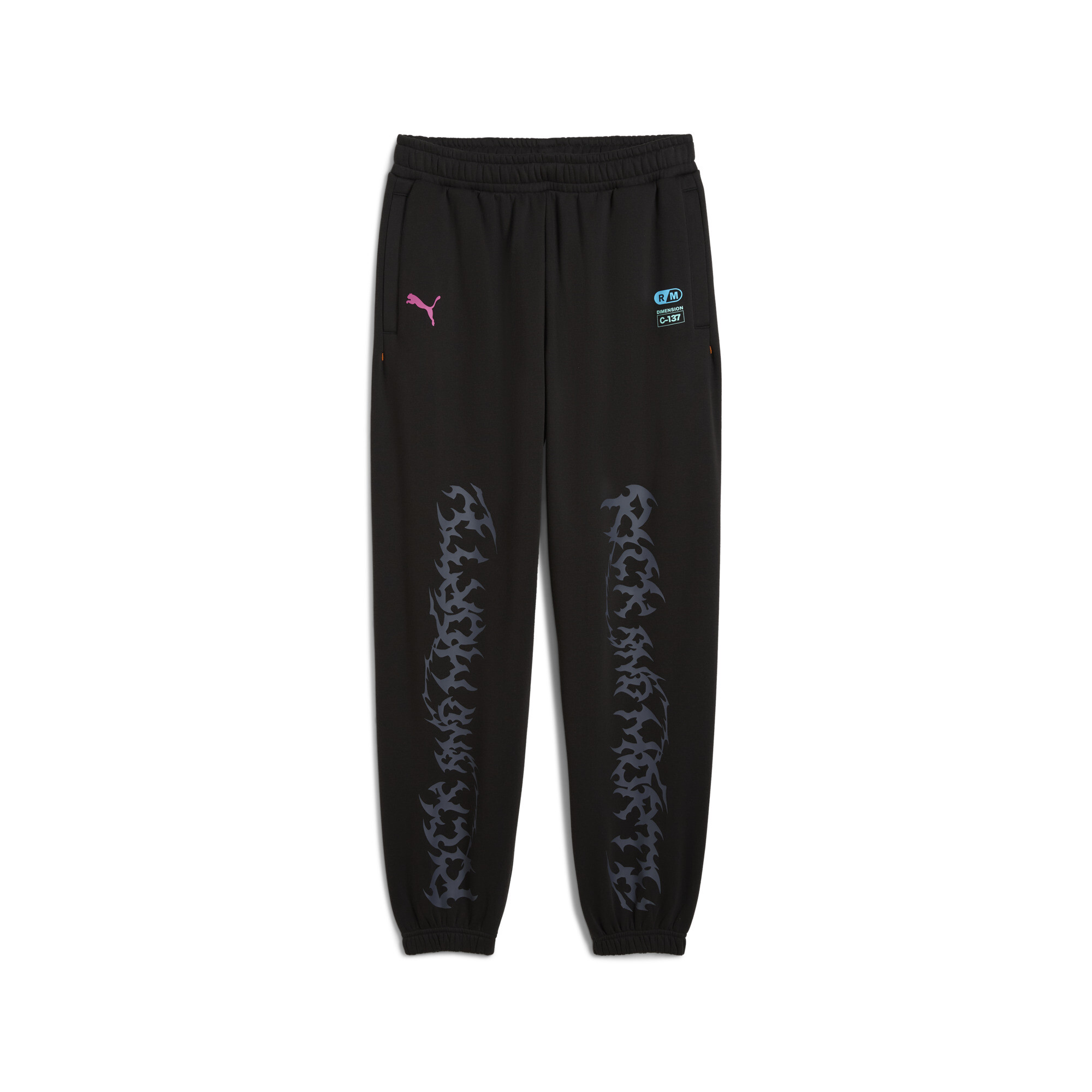 PUMA x RICK AND MORTY sweatpant Uniseks voor Heren, Zwart, Maat XL
