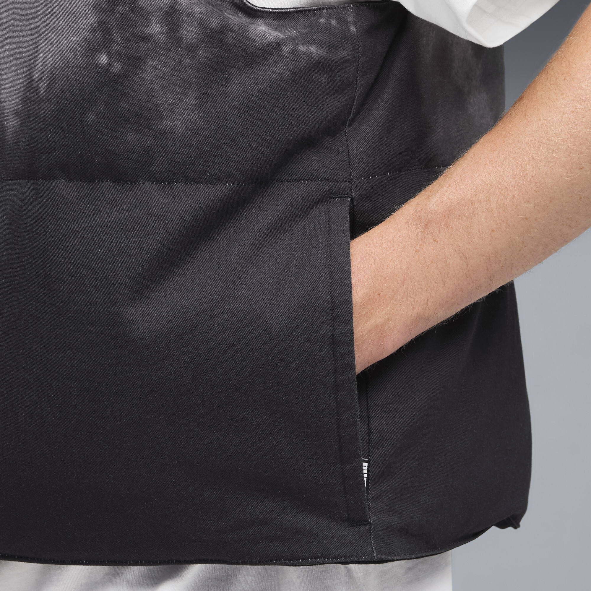 PUMA x E.T. Basketball omkeerbare bodywarmer voor Heren, Zwart, Maat XL thumbnail 4