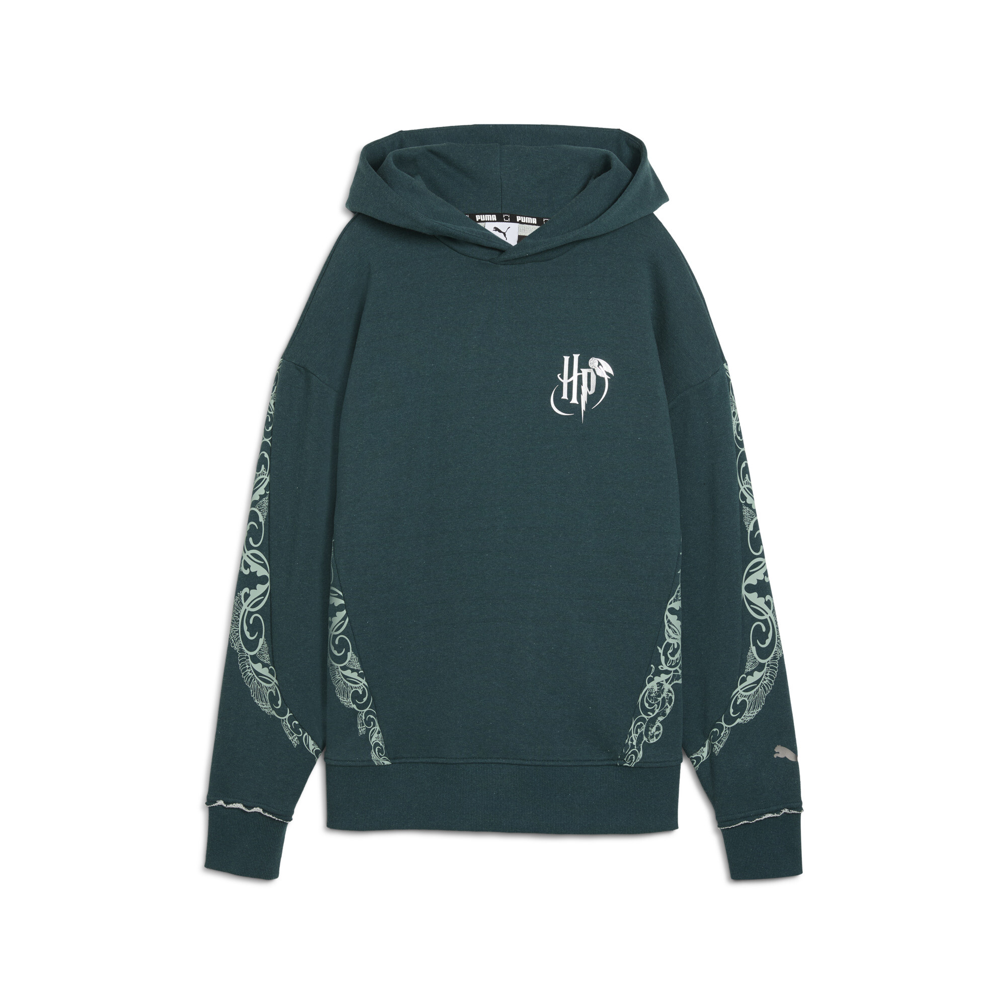 PUMA HOOPS x HARRY POTTERâ¢ hoodie voor Dames, Groen, Maat M thumbnail 3