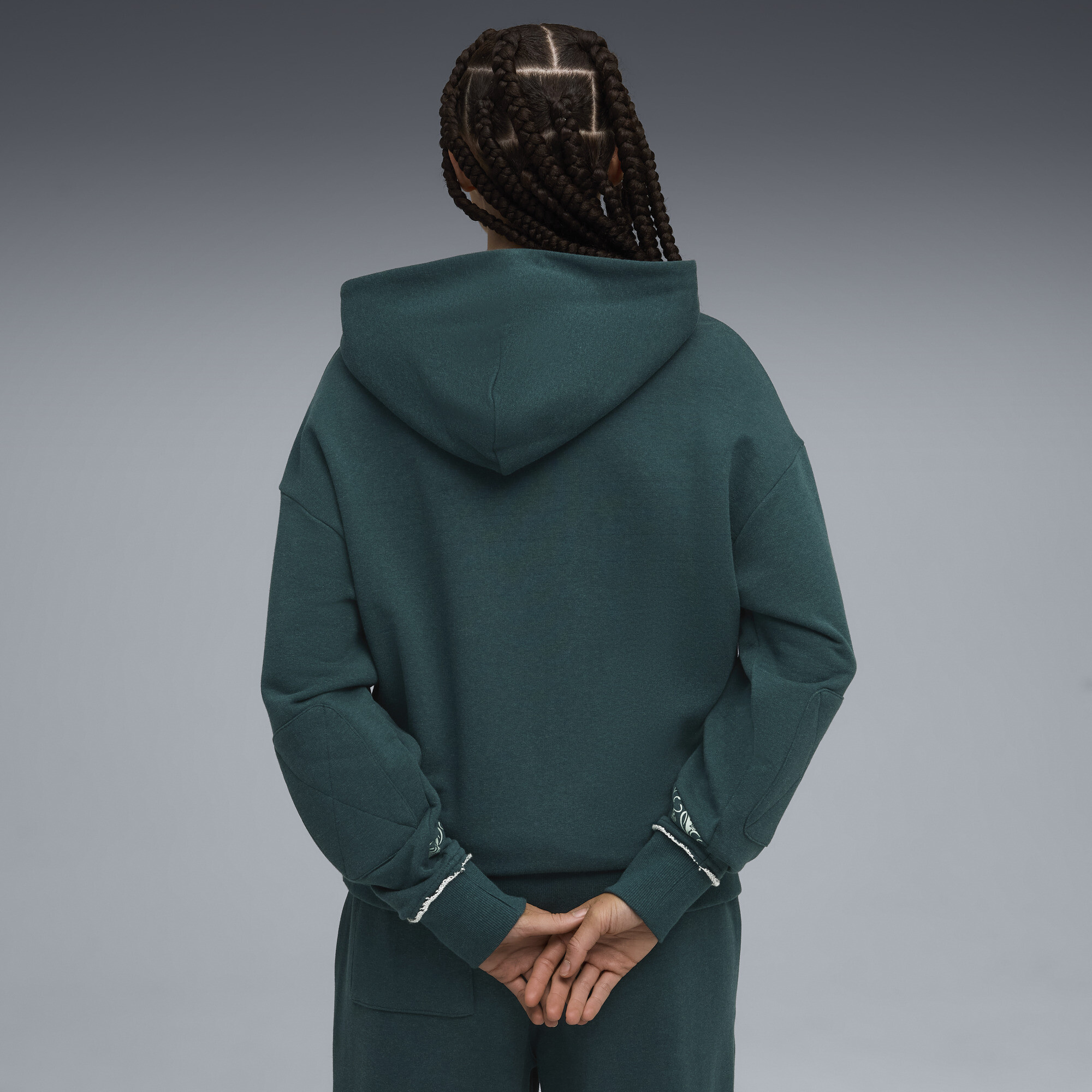 PUMA HOOPS x HARRY POTTERâ¢ hoodie voor Dames, Groen, Maat M thumbnail 5