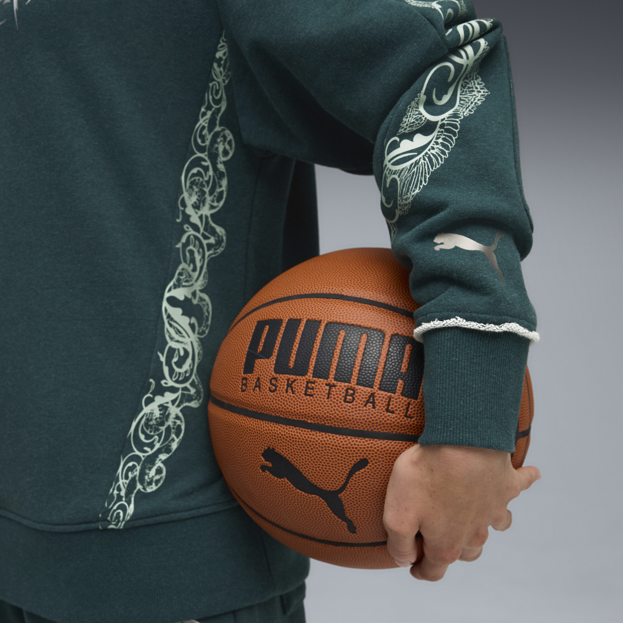 PUMA HOOPS x HARRY POTTERâ¢ hoodie voor Dames, Groen, Maat M thumbnail 4
