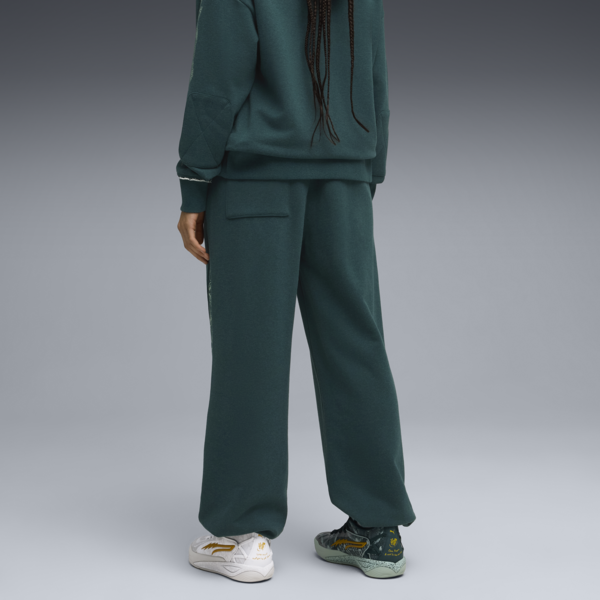 PUMA HOOPS x HARRY POTTER™ Sweatpants Women, Green Terrain-heather, large-MEX