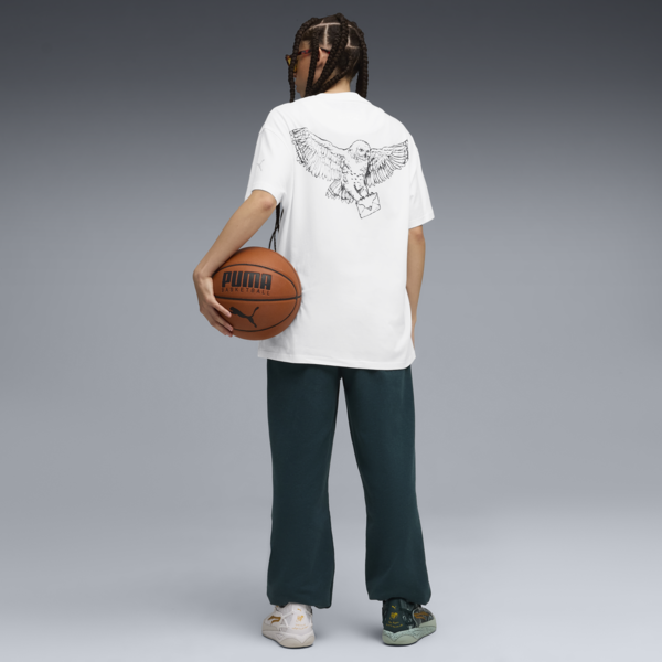 PUMA HOOPS x HARRY POTTER™ Tee Women, PUMA White, large-MEX