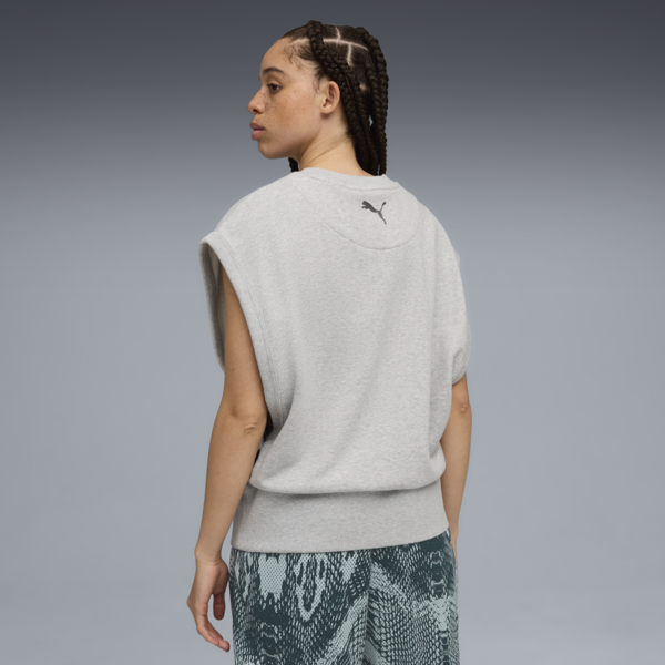 PUMA HOOPS x HARRY POTTER™ Potter Top Women, Light Gray Heather, large-MEX