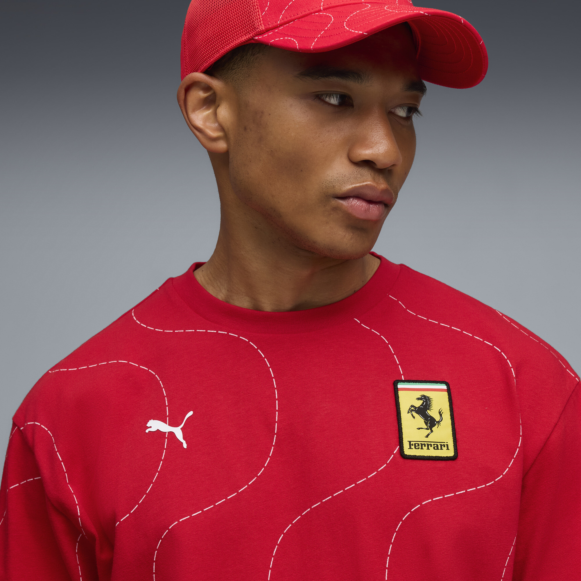 PUMA Scuderia Ferrari HP Monza T-shirt voor Heren, Rood, Maat XS thumbnail 5