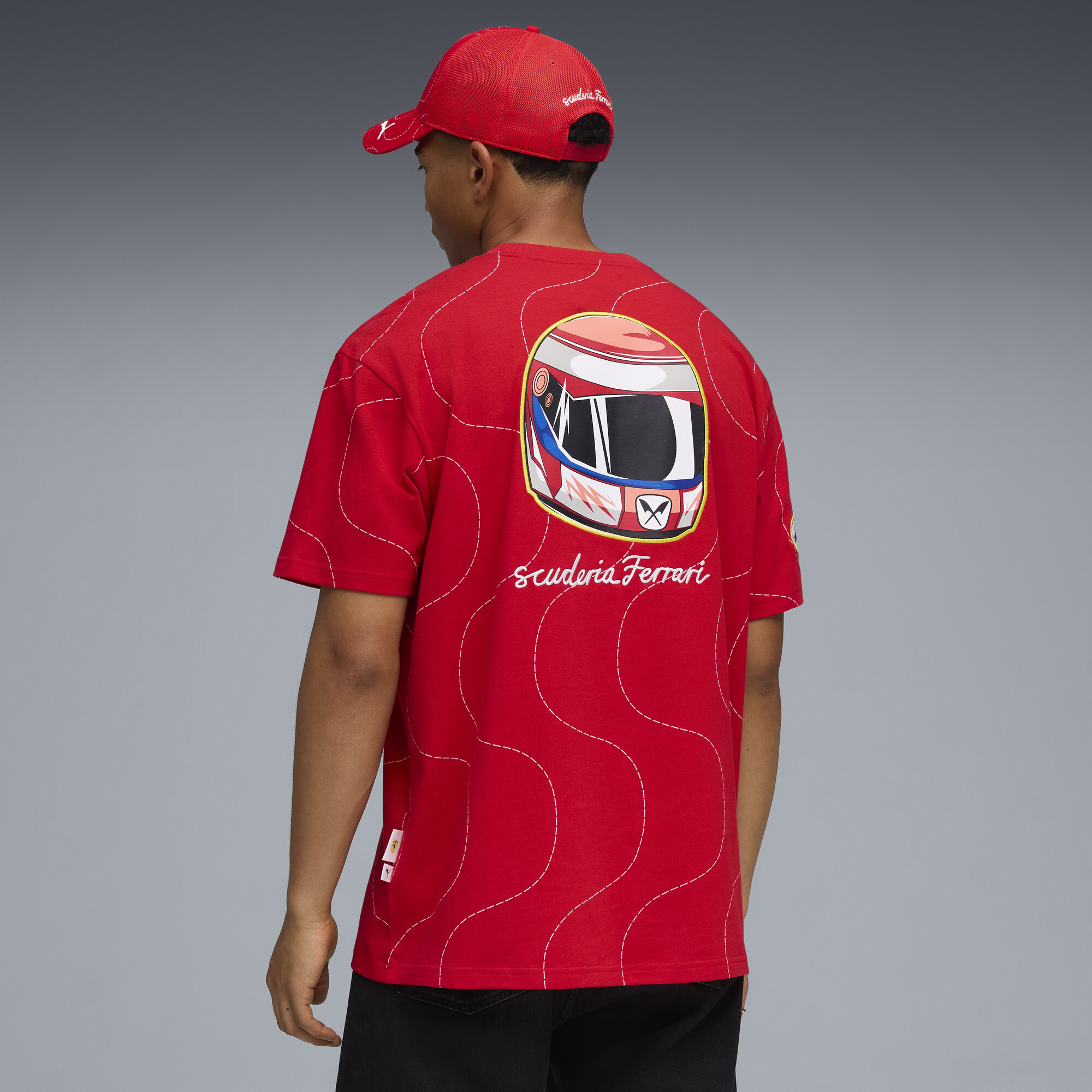 PUMA Scuderia Ferrari HP Monza T-shirt voor Heren, Rood, Maat XS thumbnail 3