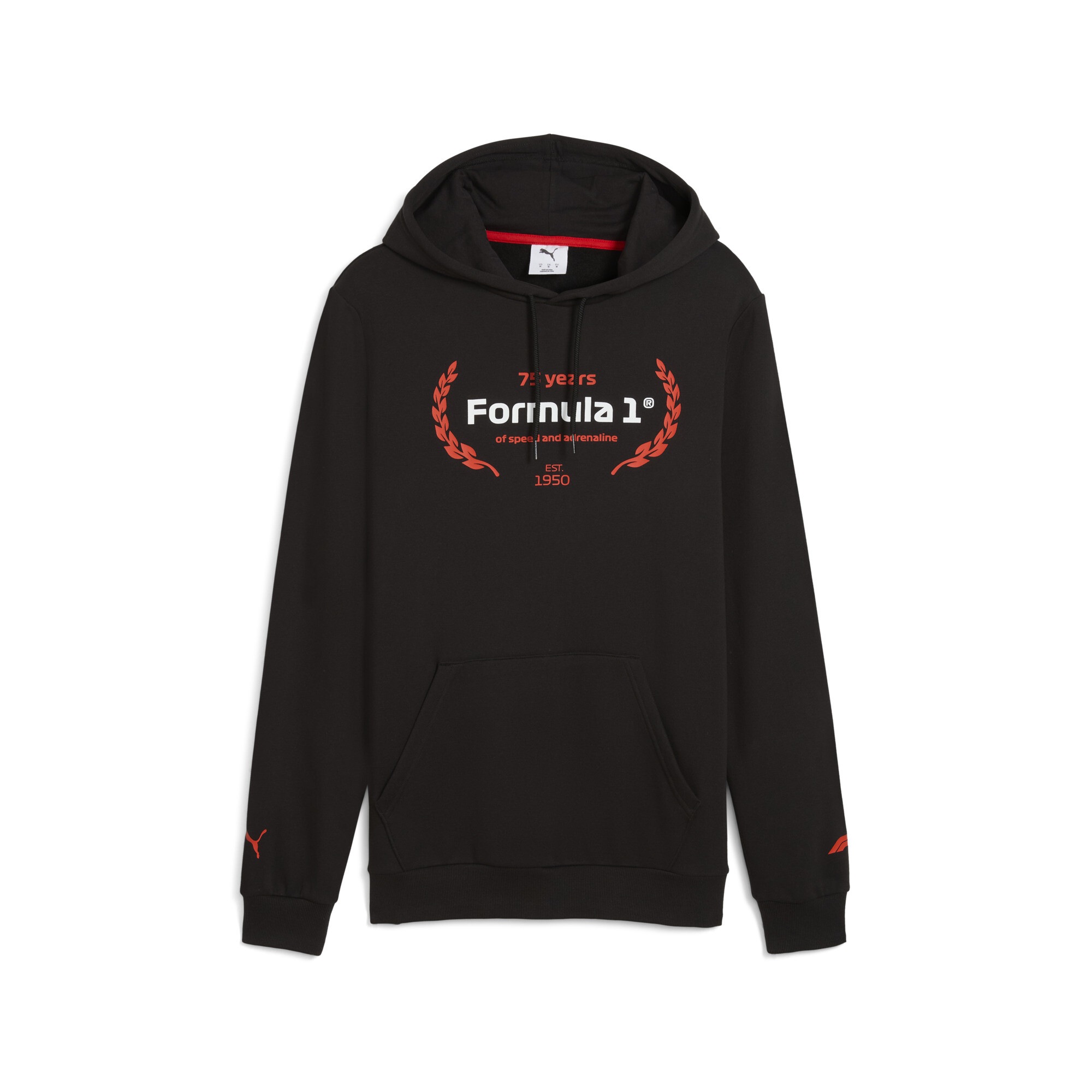 Puma F1® Essentials Logo Graphic Hoodie Herren | Mit Logo Print | Black | Größe: M