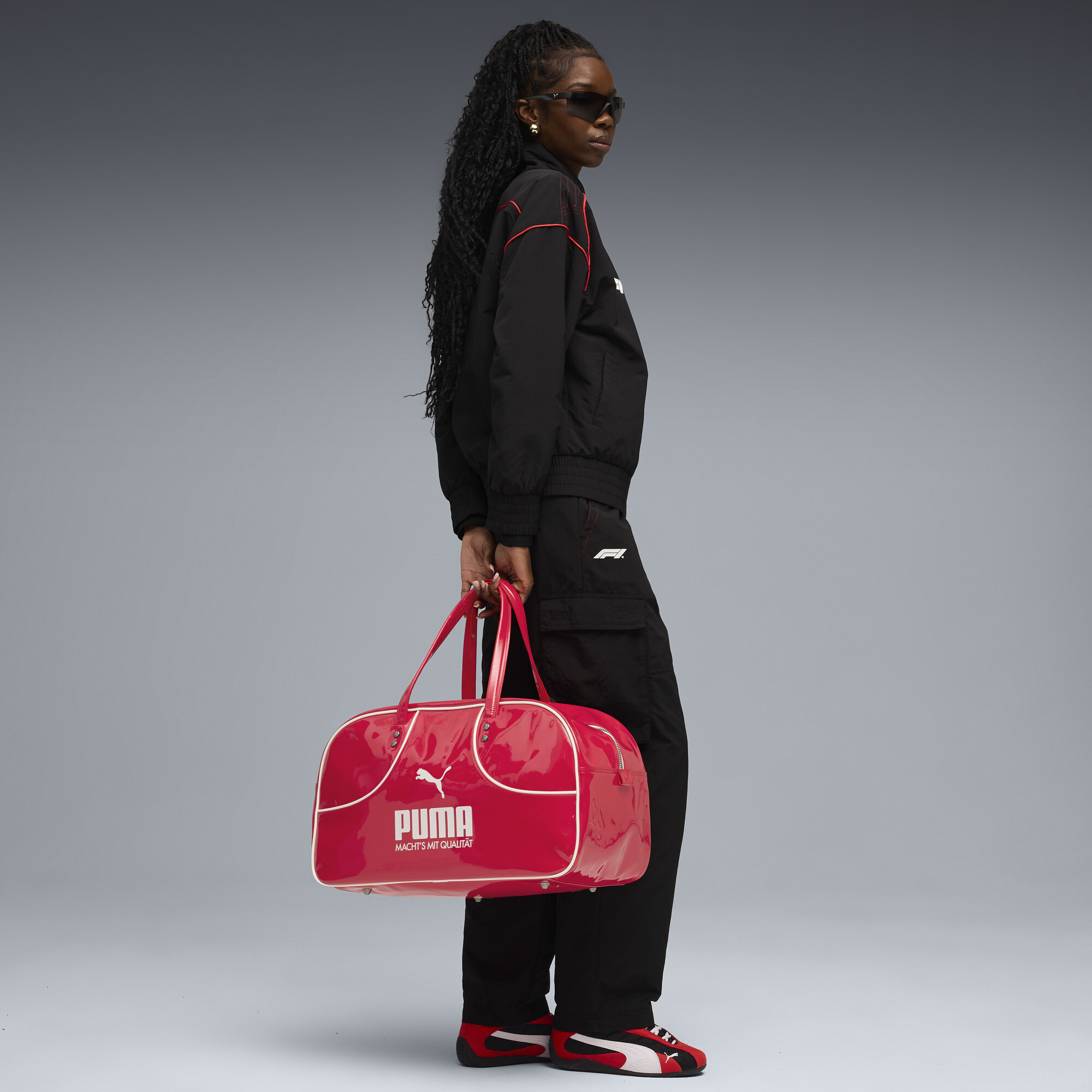 PUMA F1Â® Lifestyle Racing jack voor Dames, Zwart, Maat S thumbnail 4