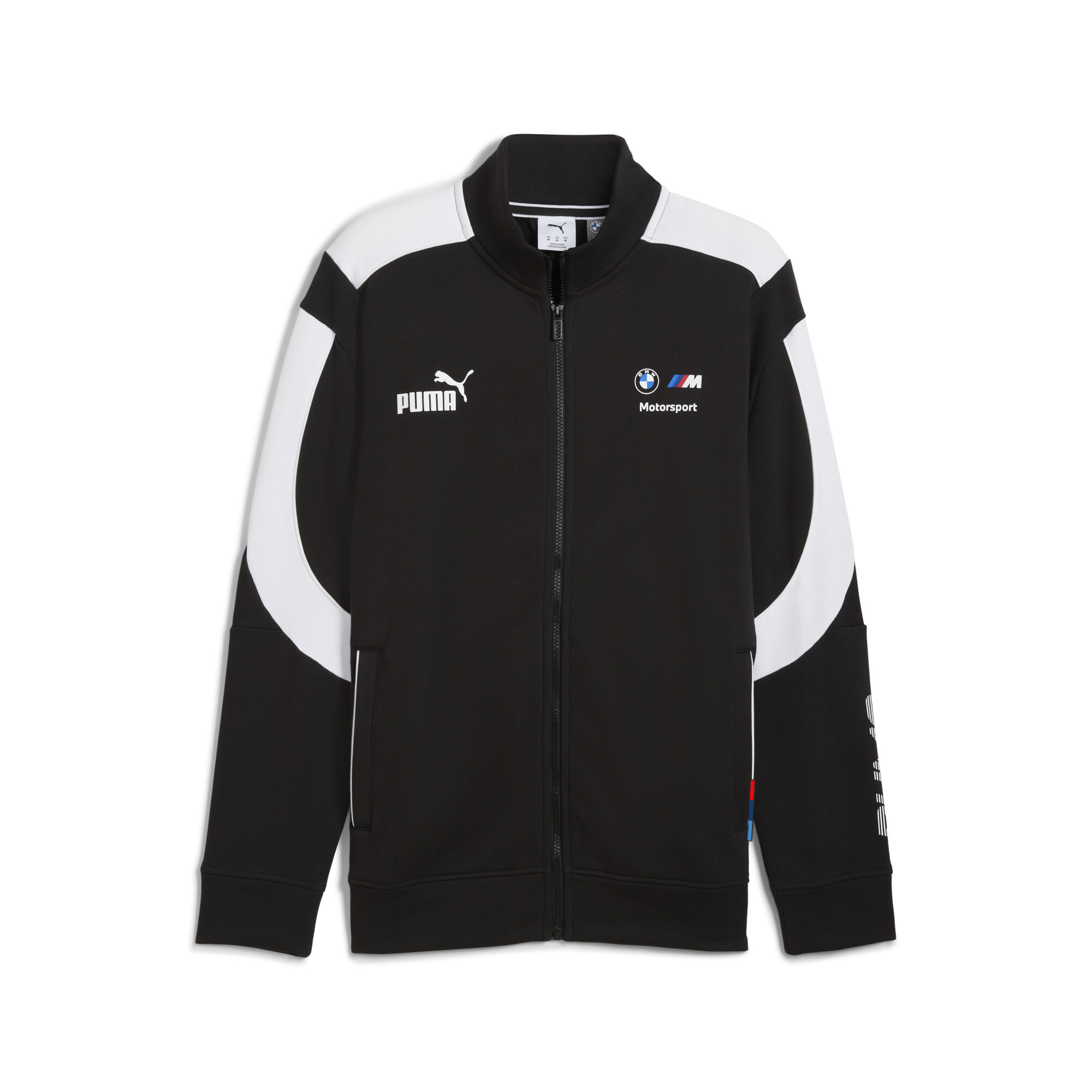 PUMA BMW M Motorsport MT7 trainingsjack voor Heren, Zwart, Maat XS thumbnail 3