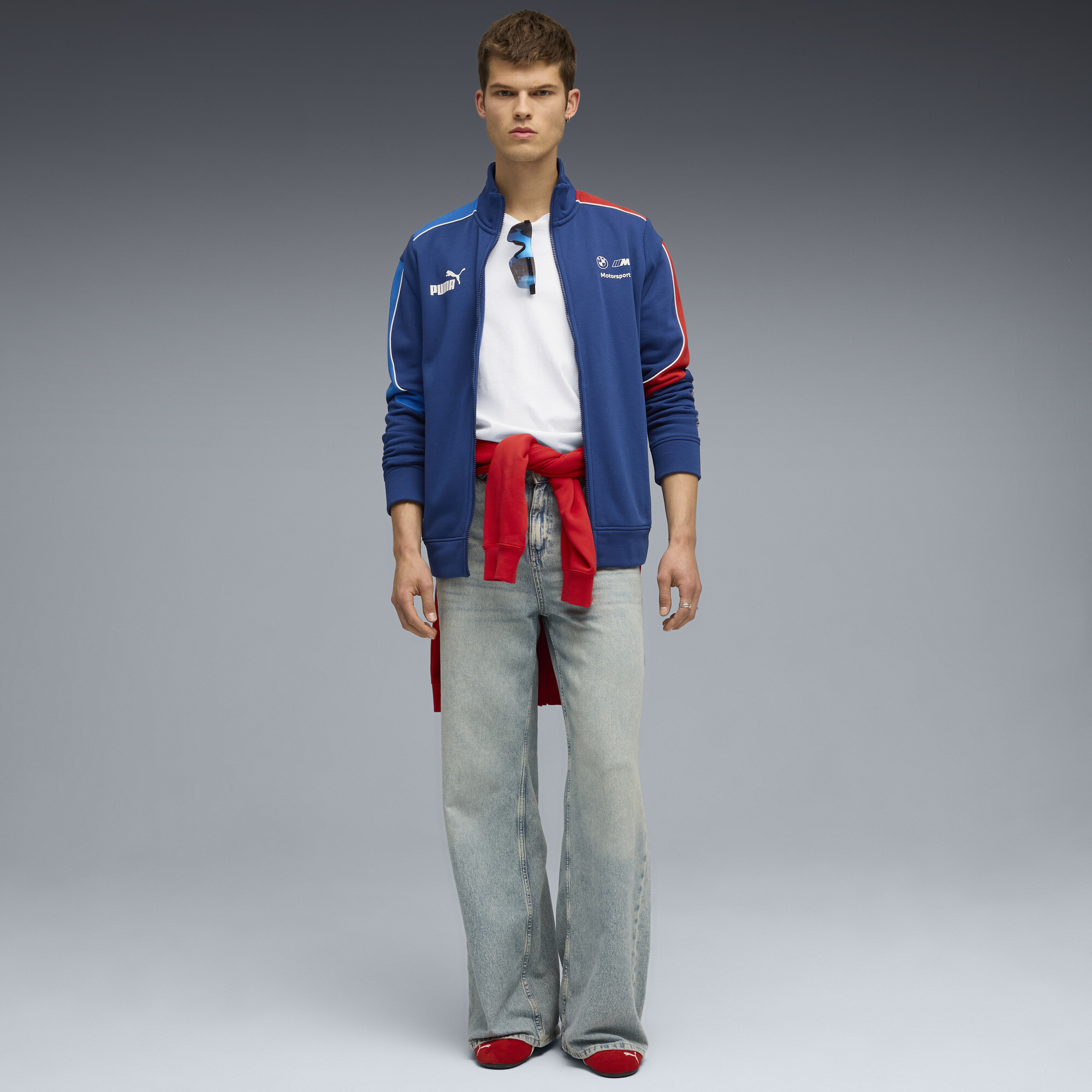 PUMA BMW M Motorsport MT7 trainingsjack voor Heren, Blauw, Maat L thumbnail 4
