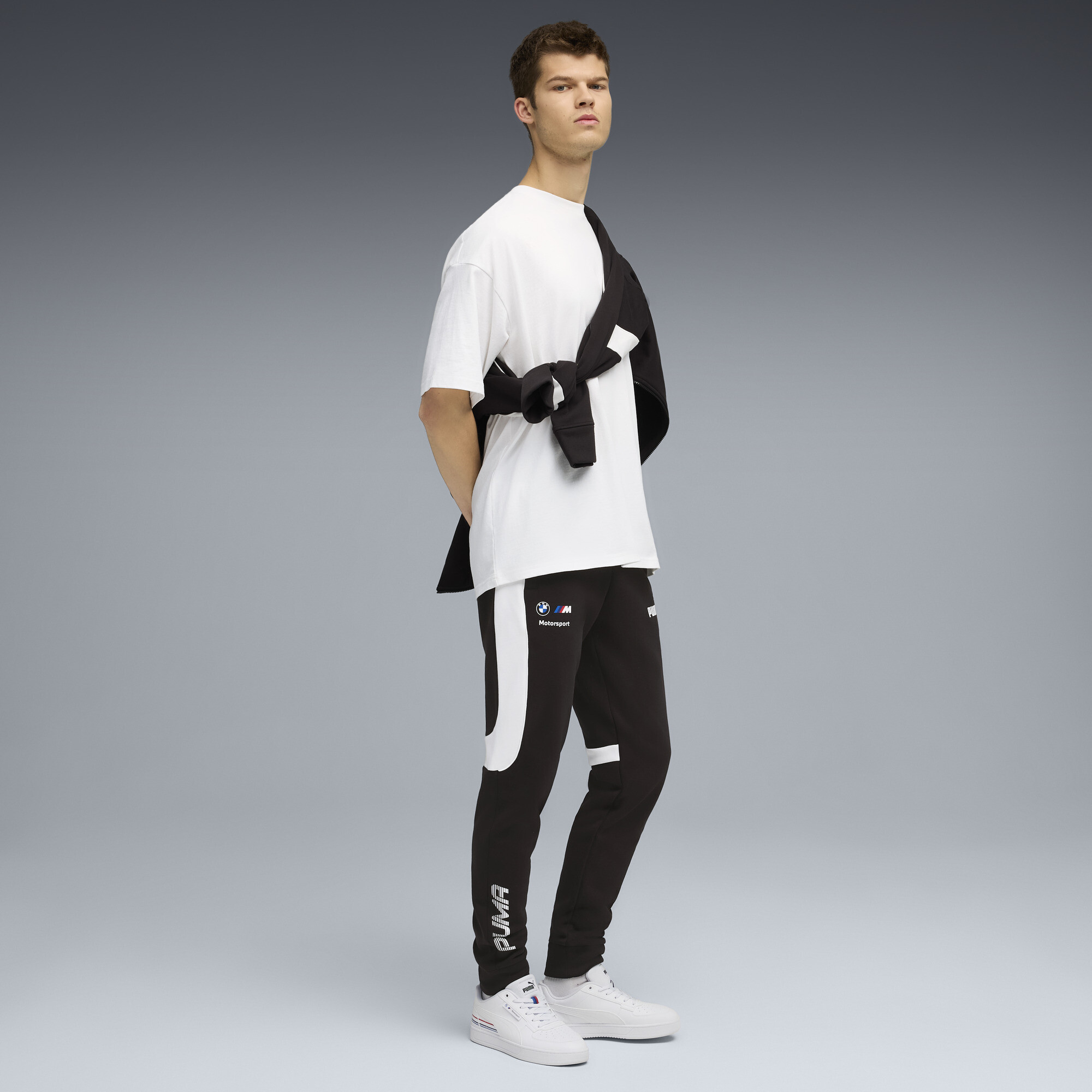 PUMA BMW M Motorsport MT7+ sweatpant voor Heren, Zwart, Maat XL thumbnail 2