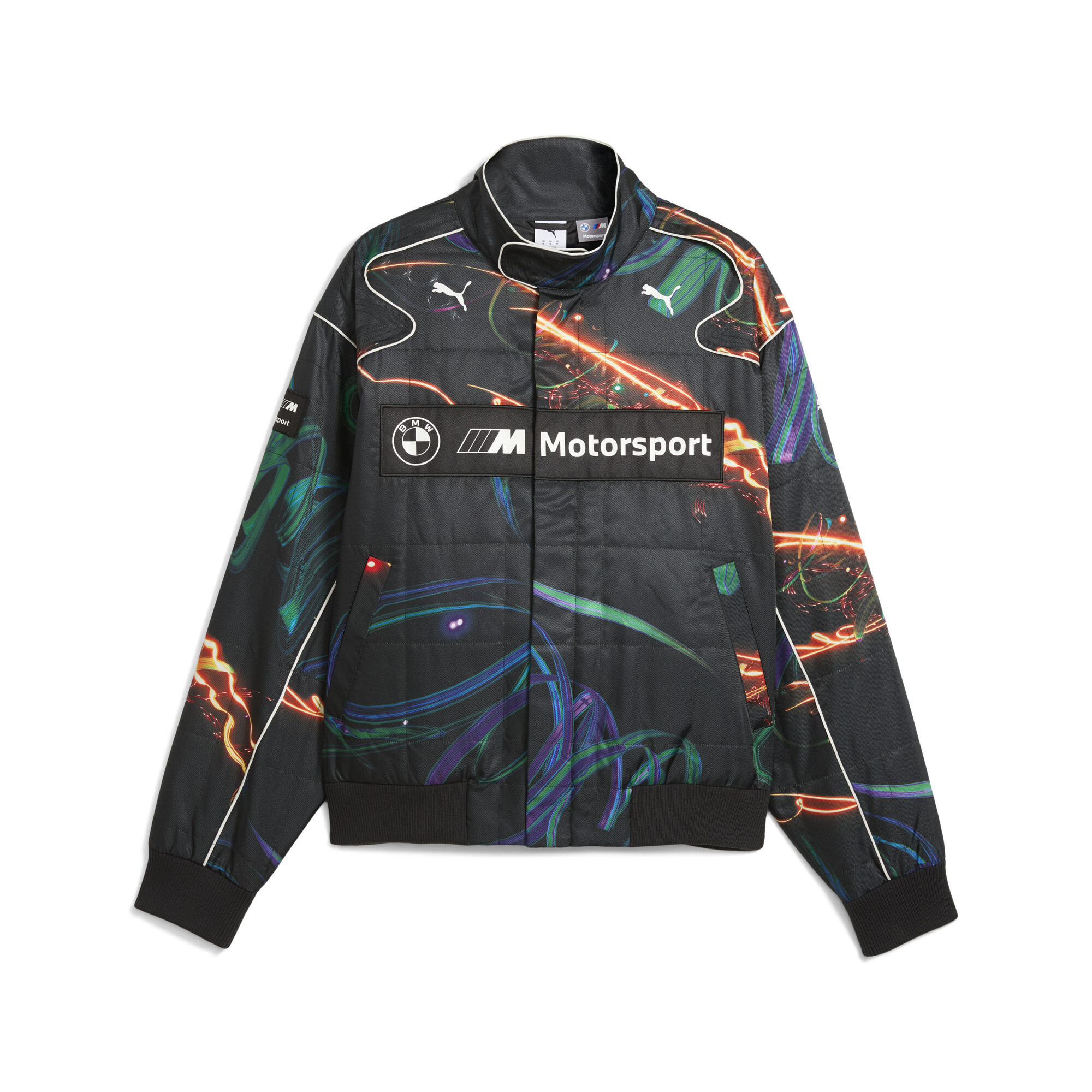 PUMA x BMW M Motorsport Cao Fei racerjack voor Heren, Zwart, Maat XL thumbnail 3