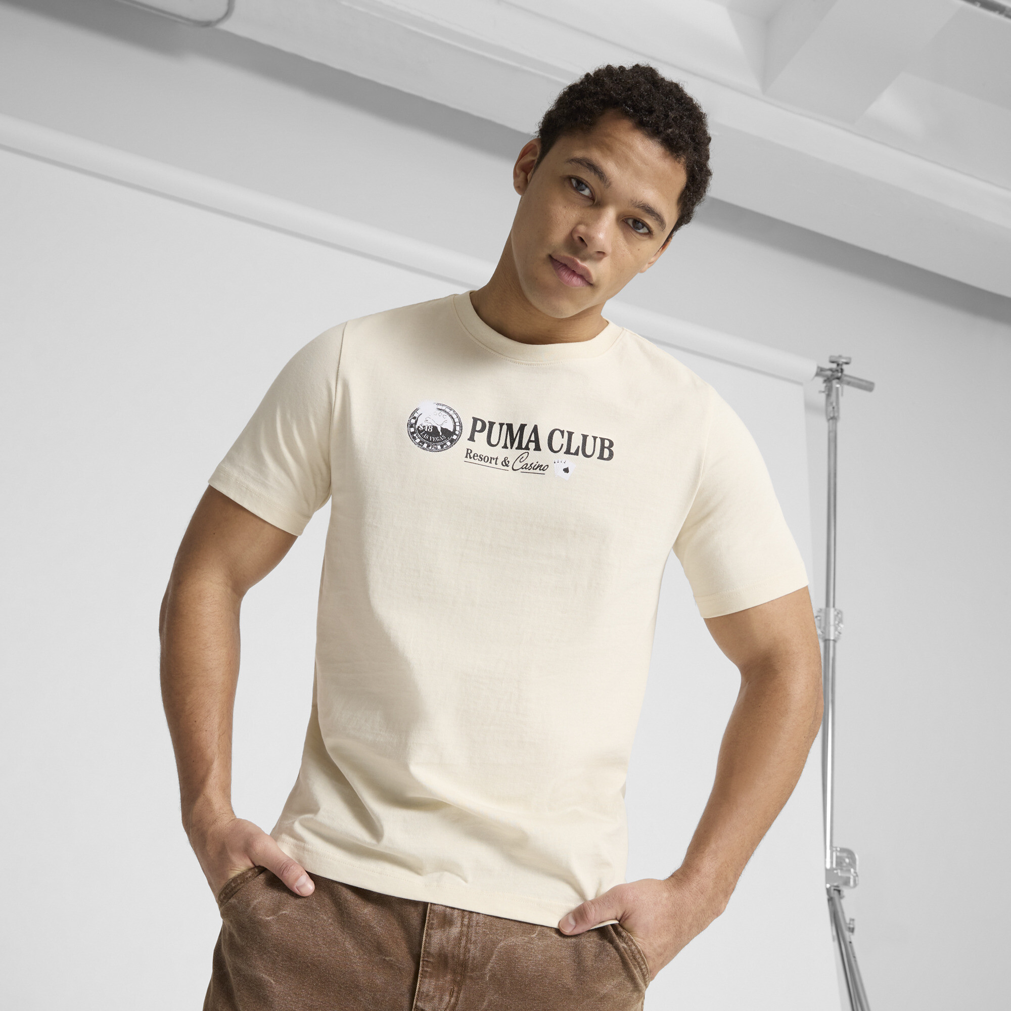 Puma Graphics Lv Casino T-shirt In White
