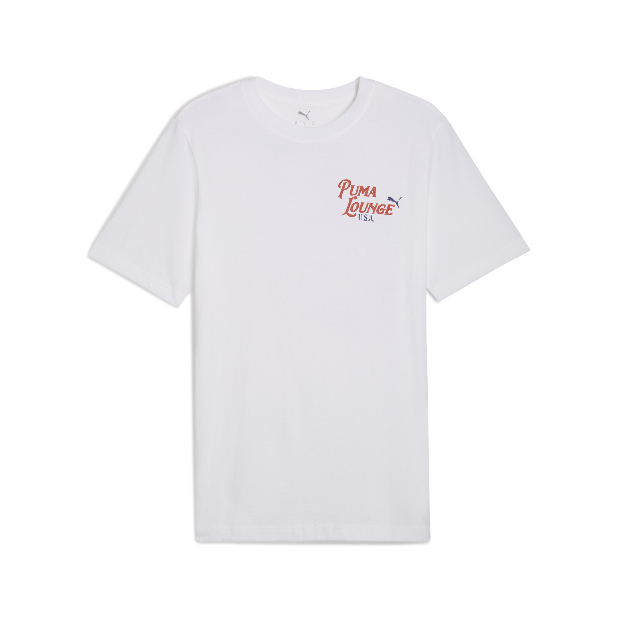 Puma Graphics Lv Cowboy T-shirt Men In White