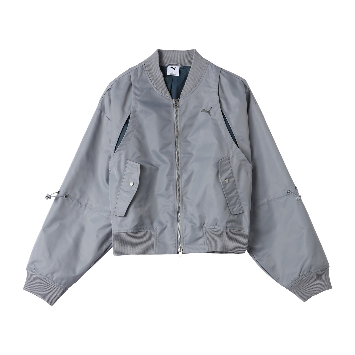 DARE TO Woven Bomber Jacket for Women in Gray Fog by PUMA, XS