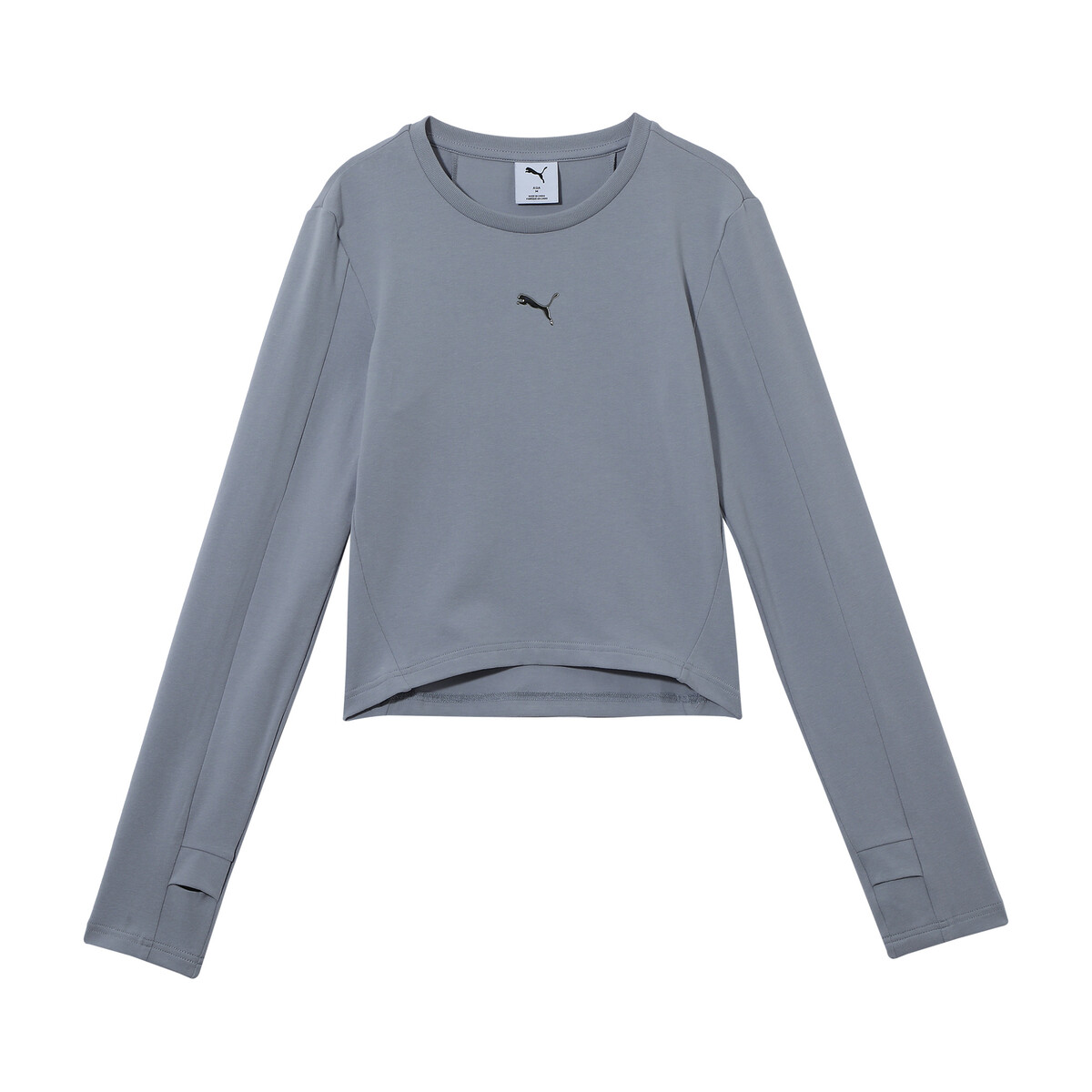 DARE TO Long Sleeve T-Shirt Women in Gray Fog by PUMA, XS