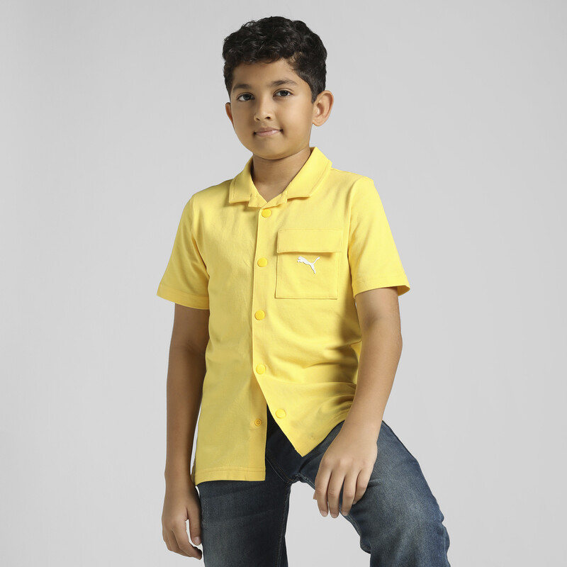 

PUMA Premium Essential Knitted Youth Shirt