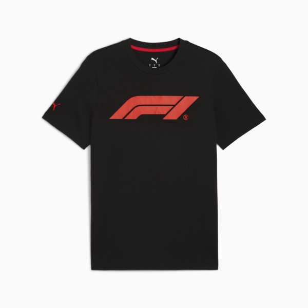 F1® Essentials Logo Tee Men, PUMA Black, large-ZAF