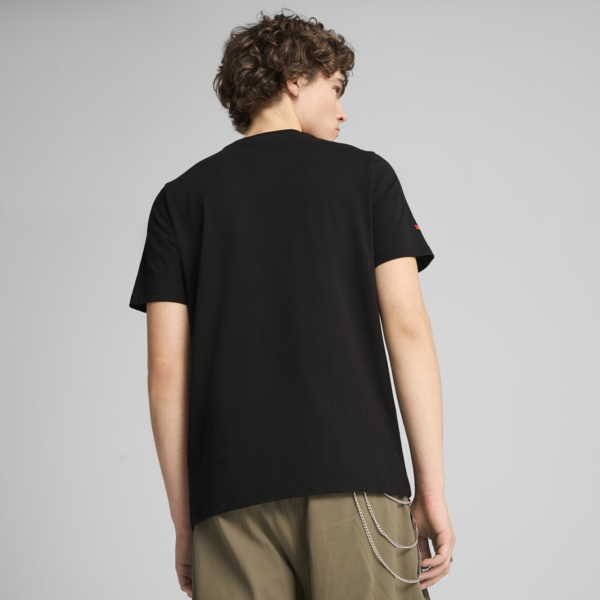 F1 Essentials Logo Tee Men, PUMA Black, large-MEX