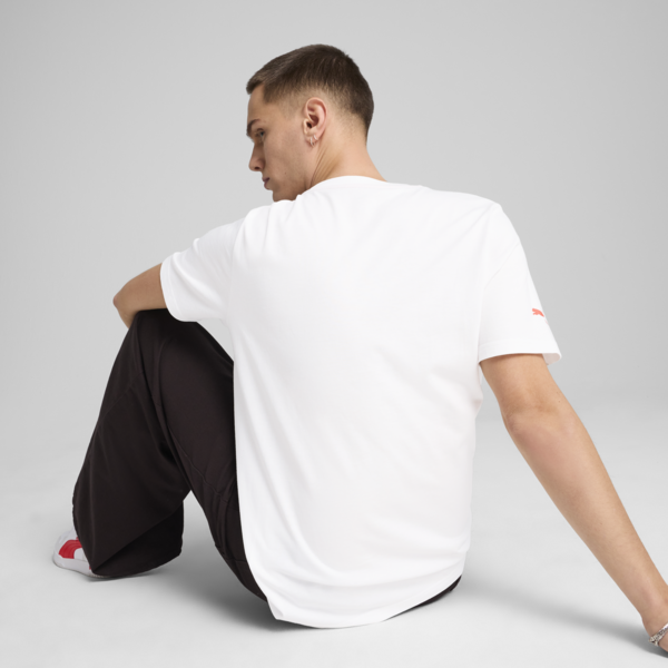 F1® Essentials Logo Tee Men, PUMA White, large-MEX