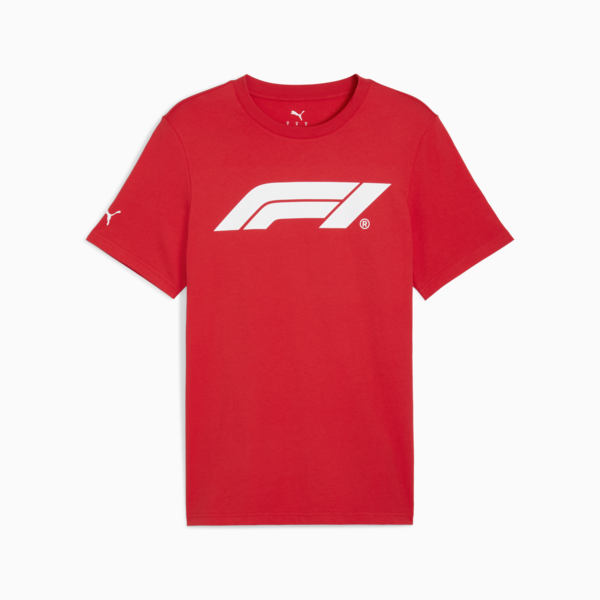 F1® Essentials Logo Tee Men, Pop Red, large-MEX